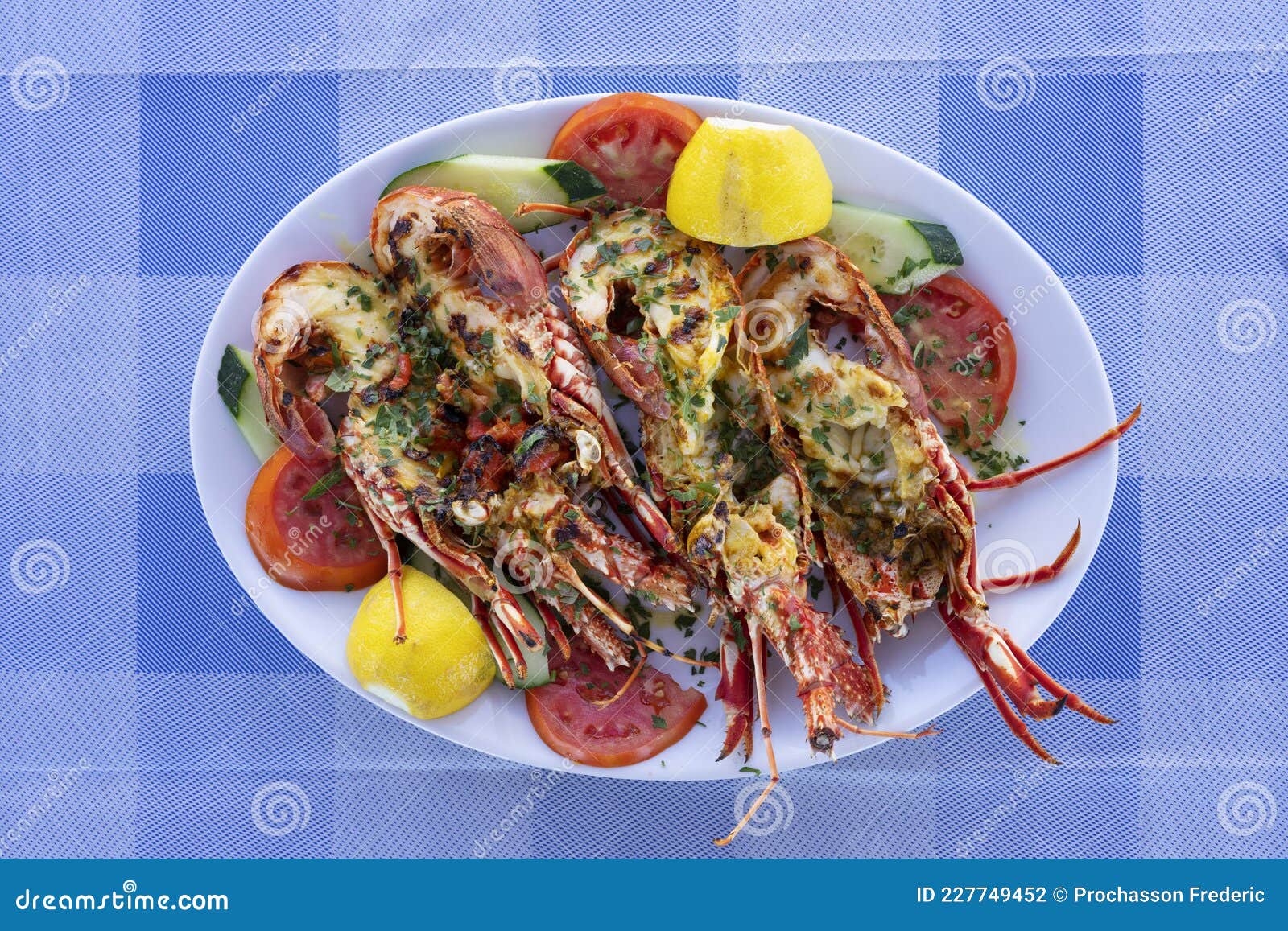 Grilled lobster tail stock photo. Image of restaurant 227749452