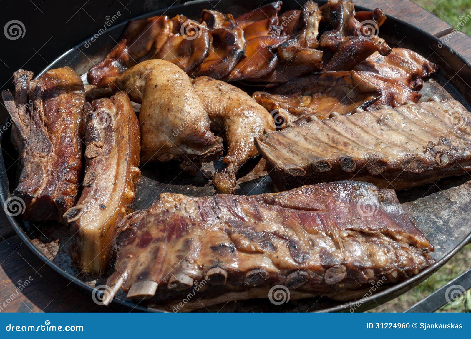 grilled meat assortment