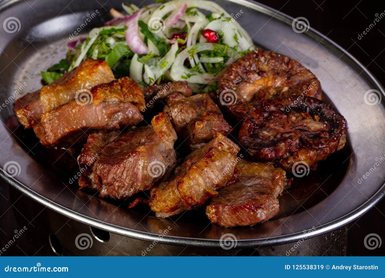Grilled meat bbq stock image. Image of grill, sausages 125538319