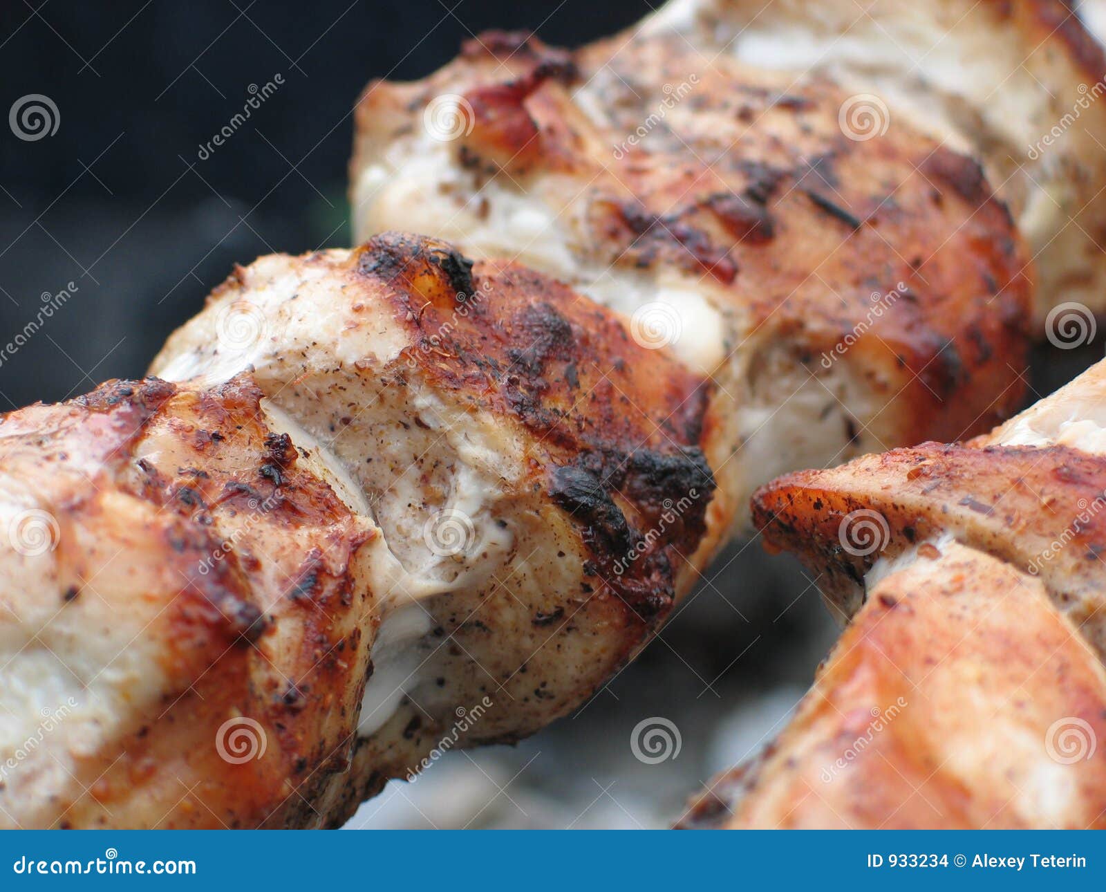 Grilled meat closeup stock photo. Image of diet, charbroil 933234