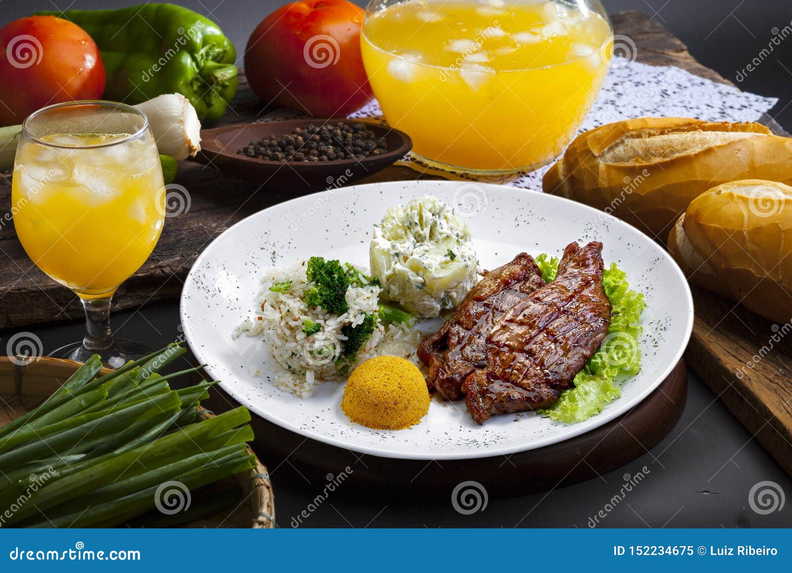 Grilled Meat with Trimmings Stock Image Image of culture, beef 152234675