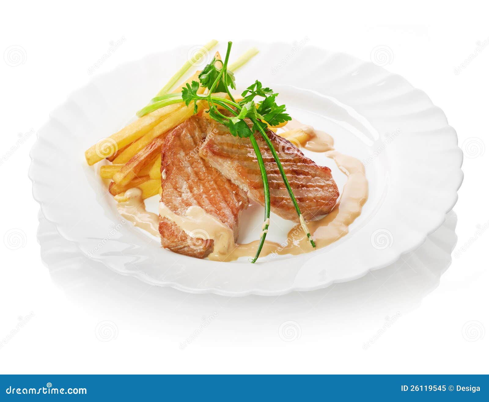 Grilled Meat with Trimmings Stock Image Image of lettuce, flame 26119545