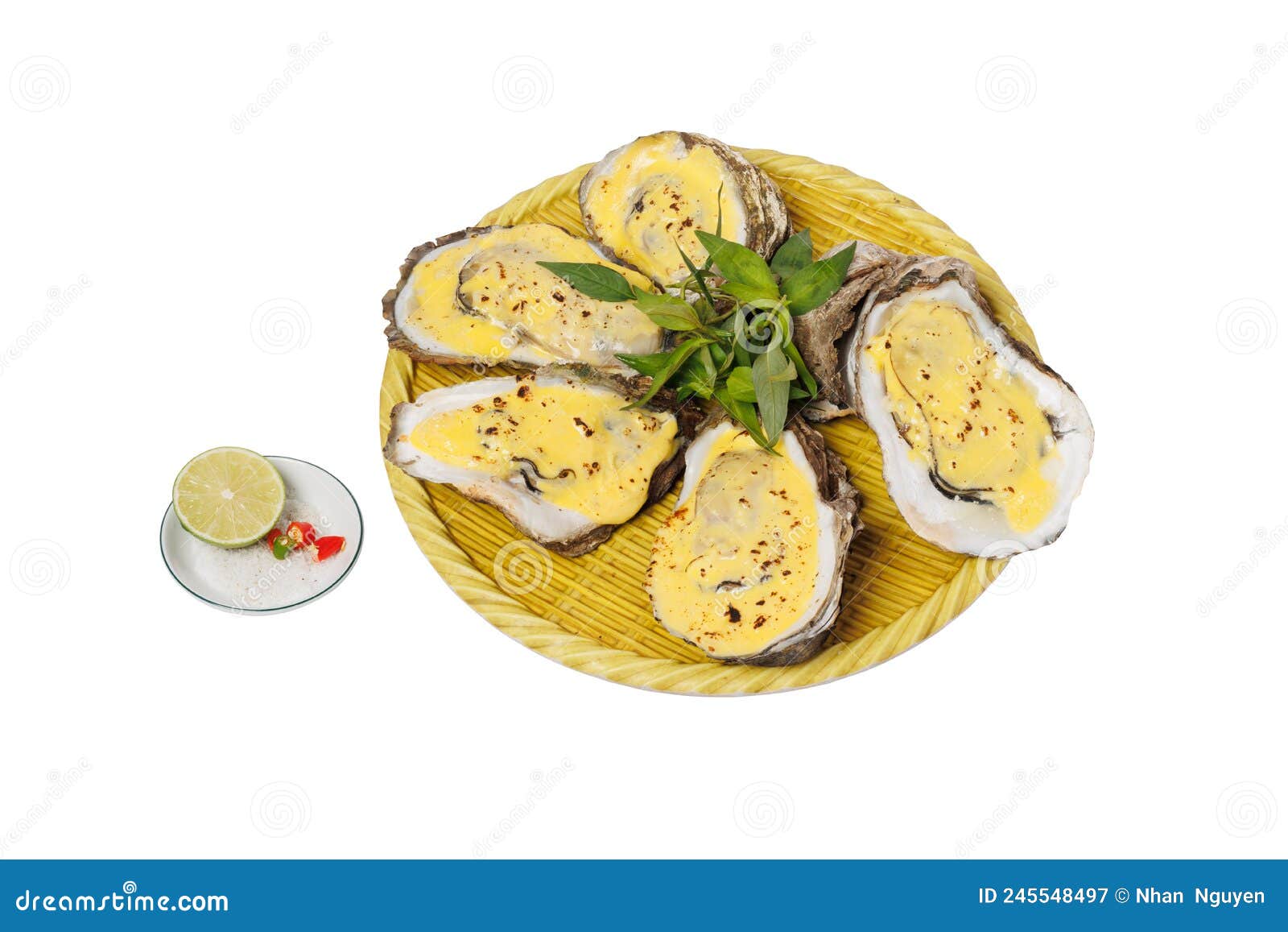 Grilled oysters cheese stock image. Image of gourmet 245548497