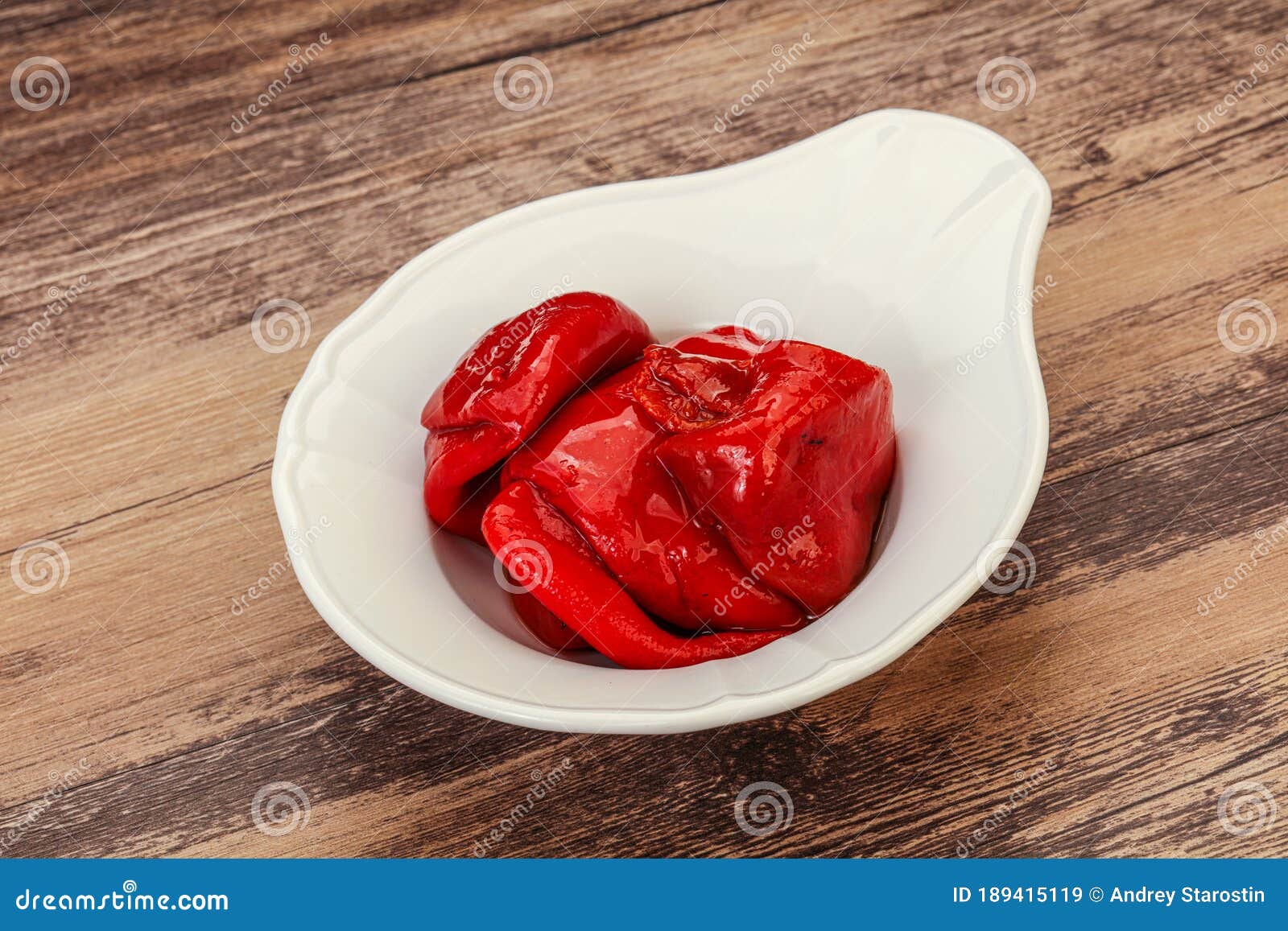Grilled pepper in the oil stock image. Image of barbecue 189415119