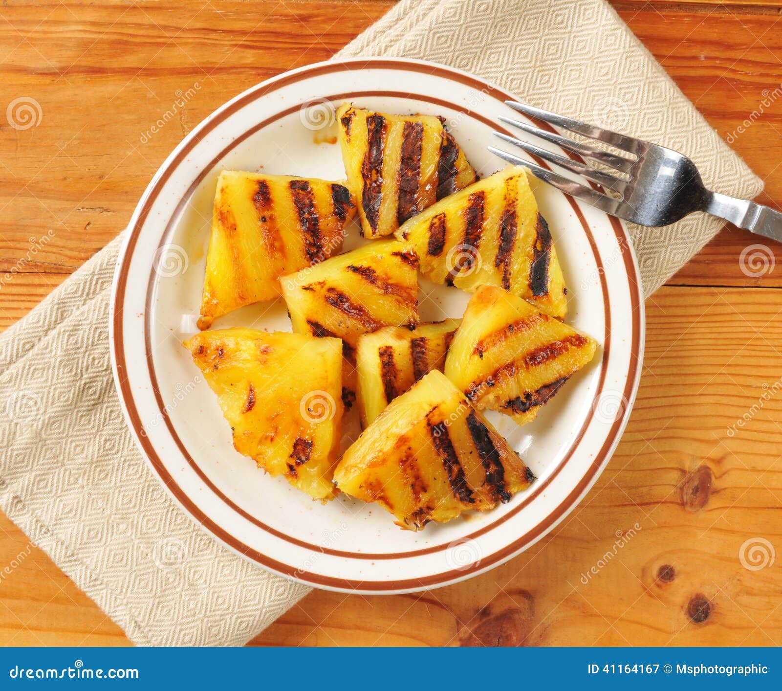 Grilled pineapple stock image. Image of nutritious, pineapple 41164167