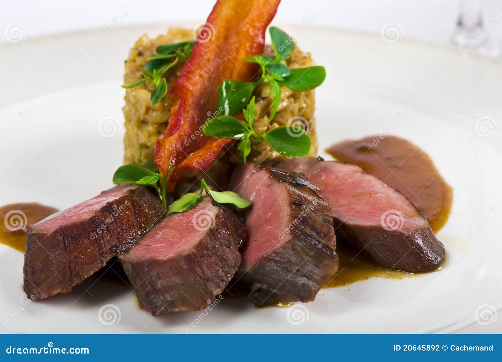 Grilled pork fillet stock photo. Image of restaurant 20645892