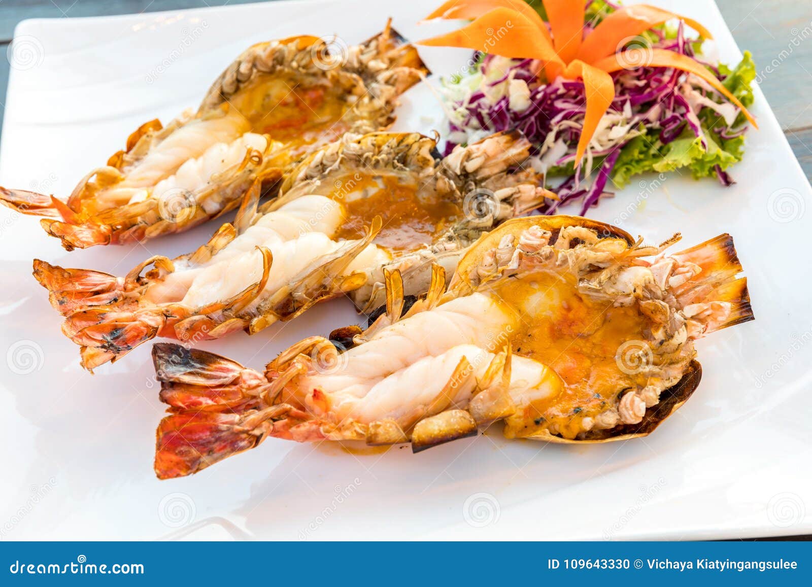 Grilled River prawn stock photo. Image of cuisine, barbecue 109643330
