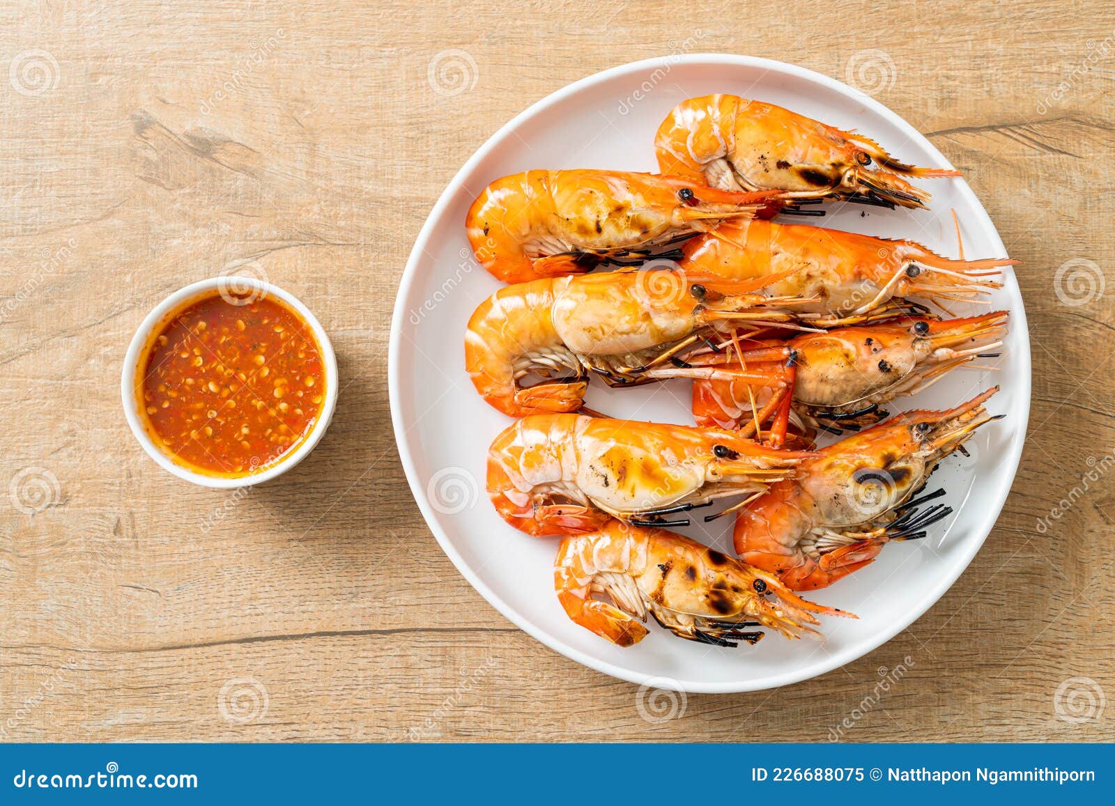 Grilled River Prawns or Shrimps Stock Image Image of restaurant