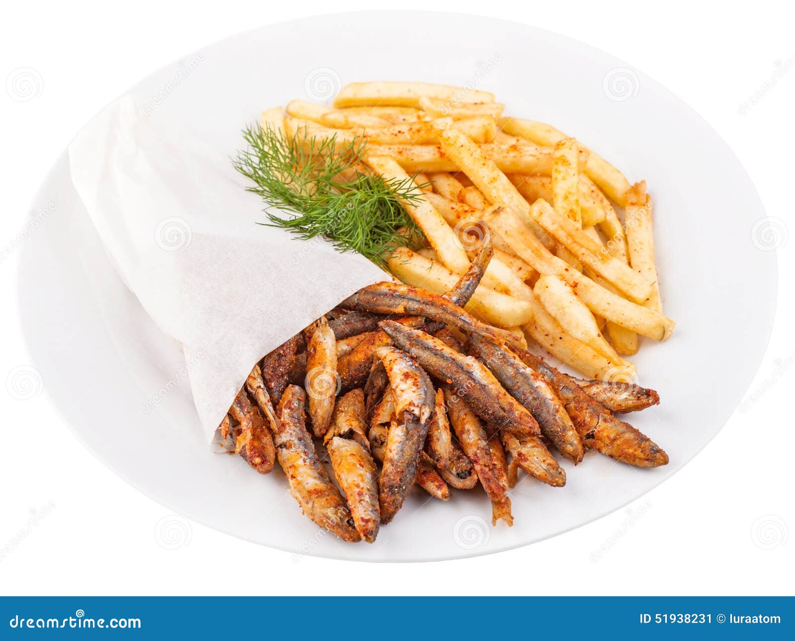 Grilled sardine fish stock image. Image of fries, plate 51938231