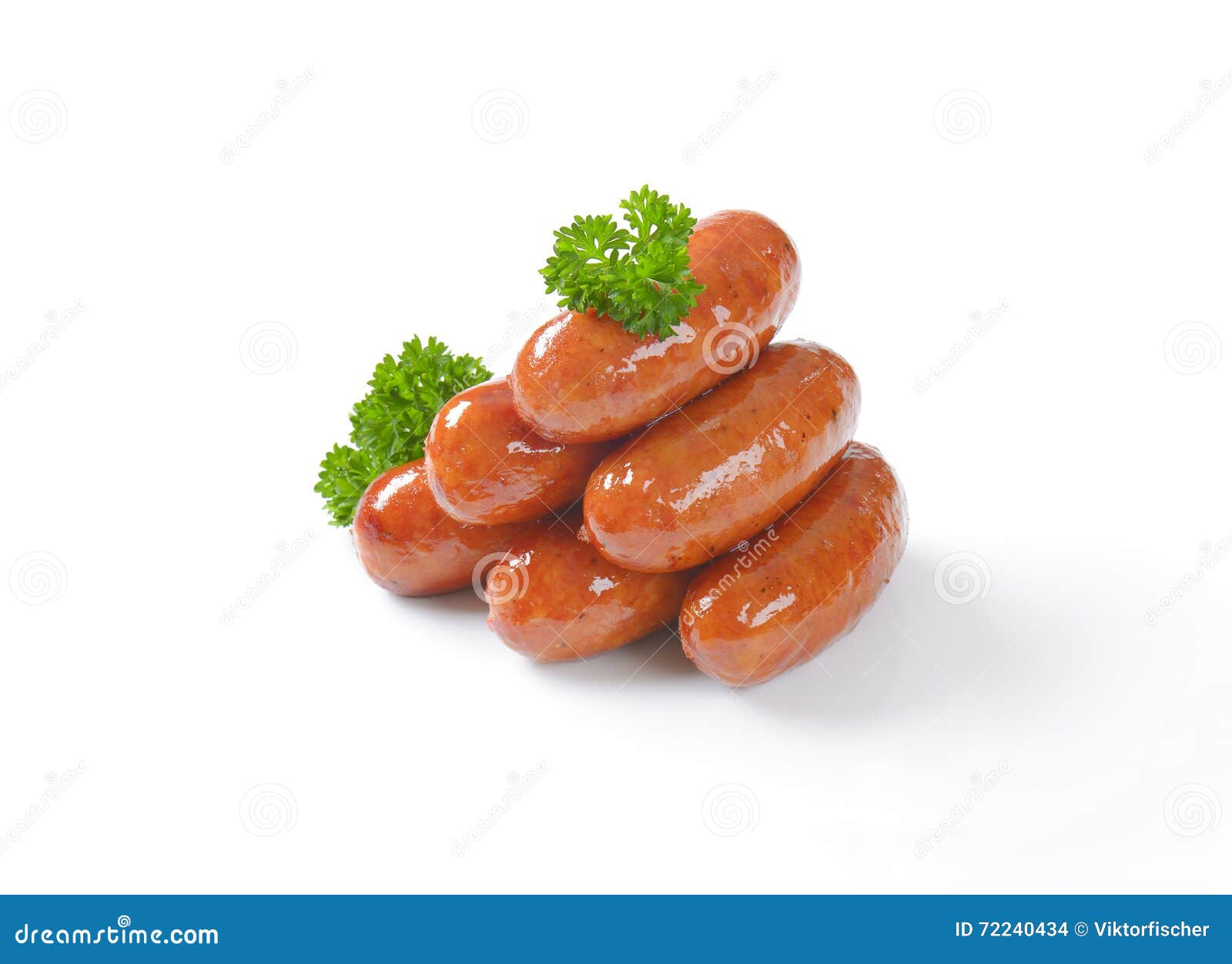 Grilled short sausages stock photo. Image of bratwurst 72240434