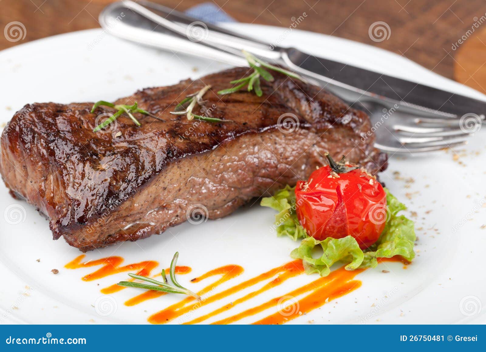 Grilled sirloin steak stock image. Image of delicious 26750481