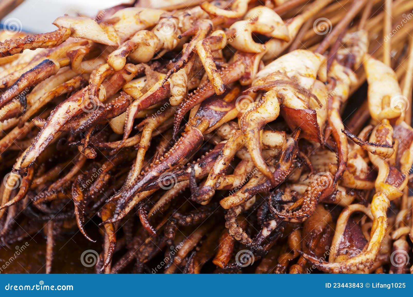 Grilled squid stock image. Image of food, dinner, calamari 23443843