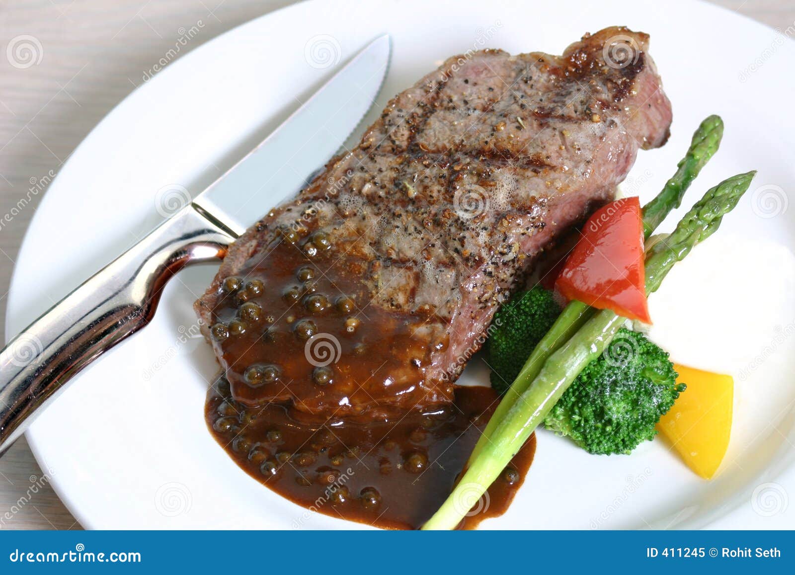 grilled steak