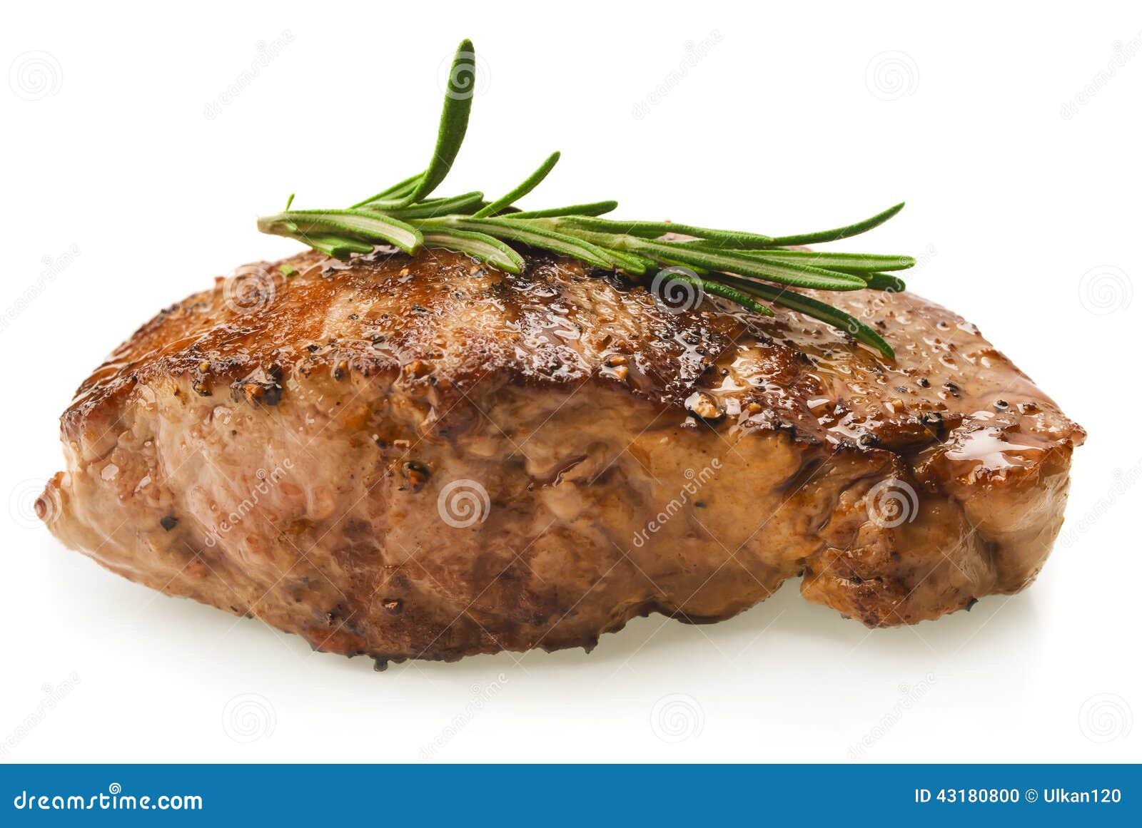 Grilled steak stock photo. Image of grill, herbs, horizontal 43180800