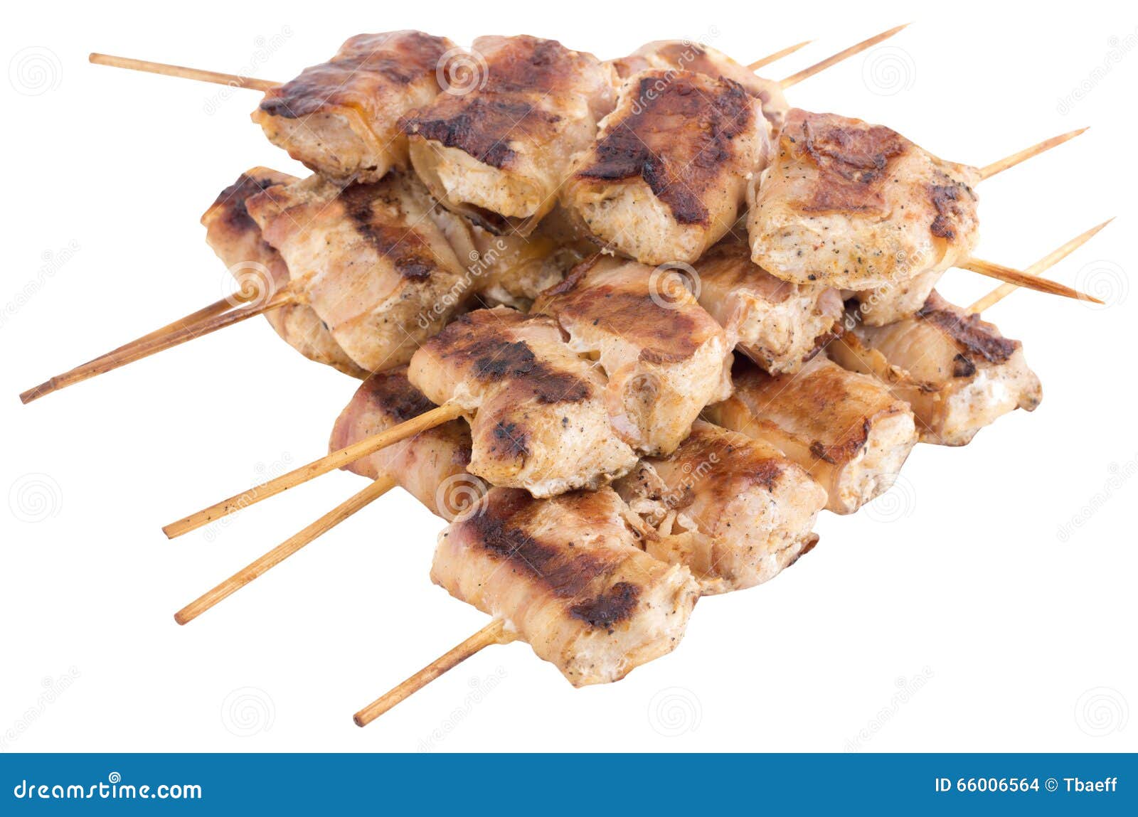 Grilled sticks stock photo. Image of white, kebab, cooked 66006564