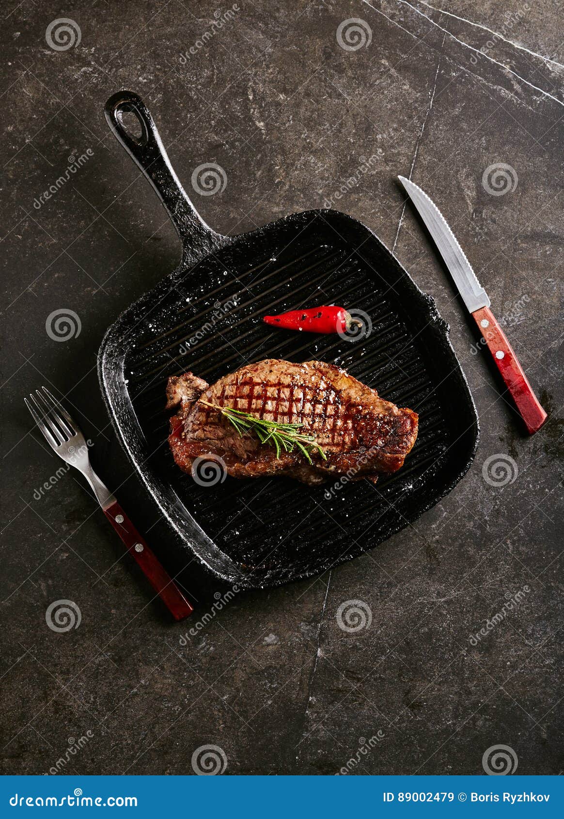 Grilled Strip Steak stock image. Image of roast, restaurant 89002479