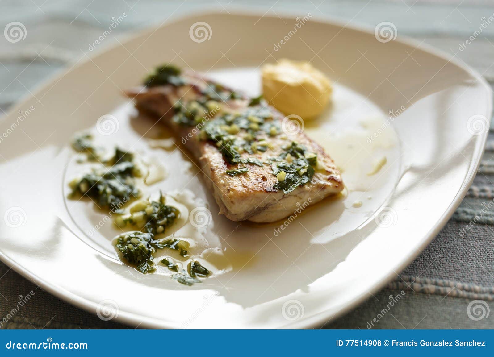 Grilled Swordfish with Salsa Stock Photo Image of gourmet, cook 77514908