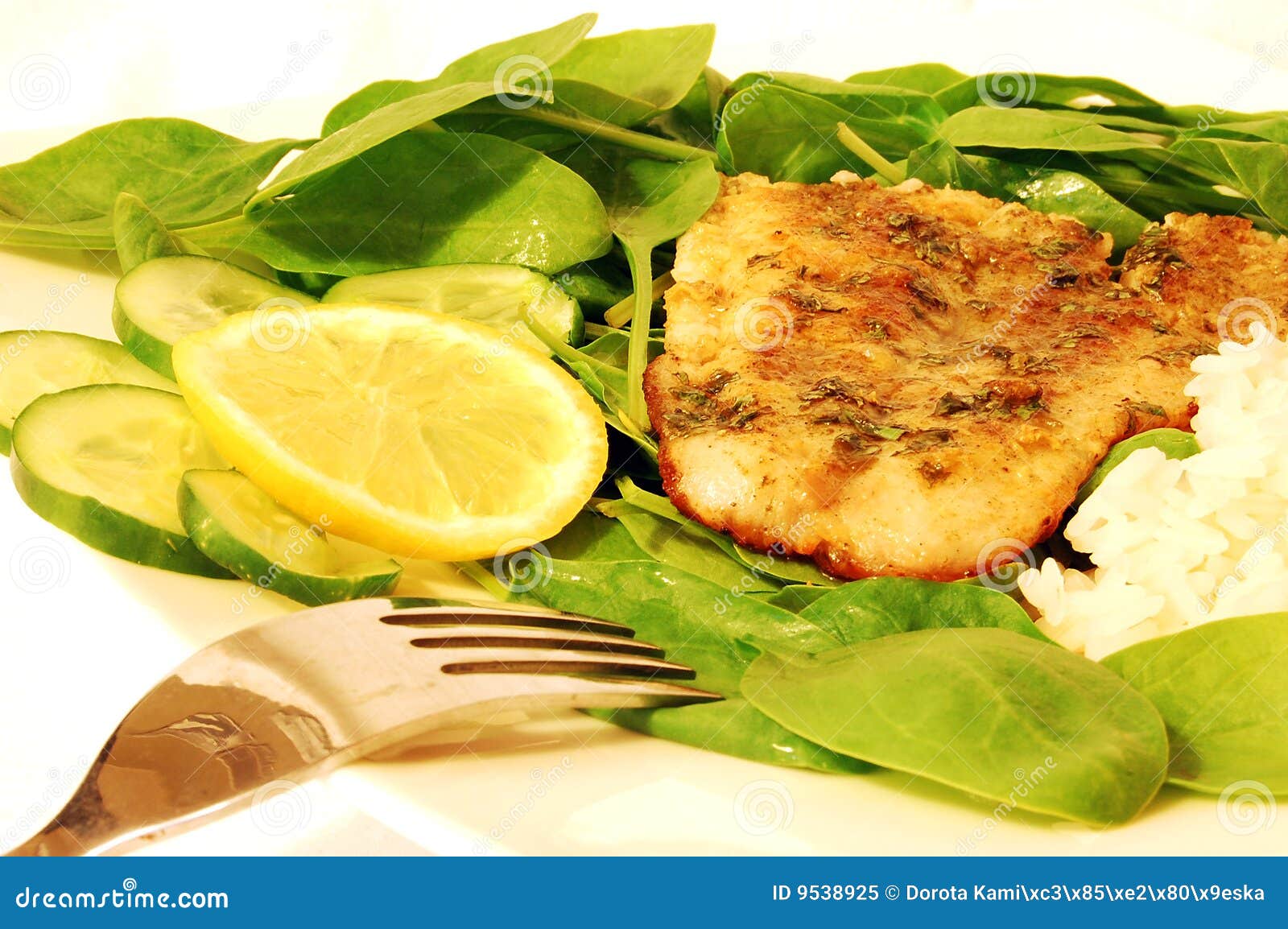 Grilled tilapia fish stock image. Image of grill, garnish 9538925