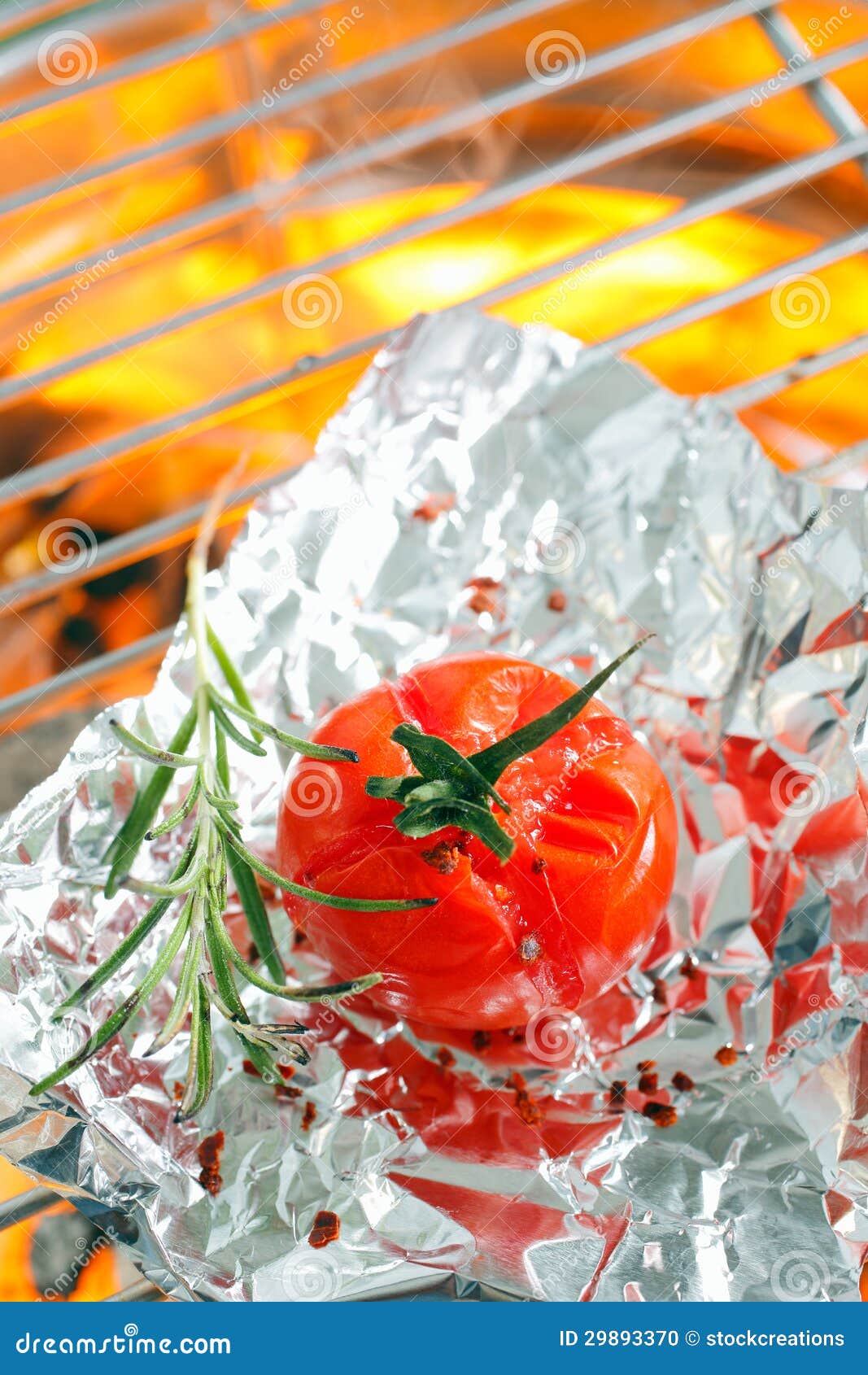 Grilled Tomato stock photo. Image of grill, health, food 29893370