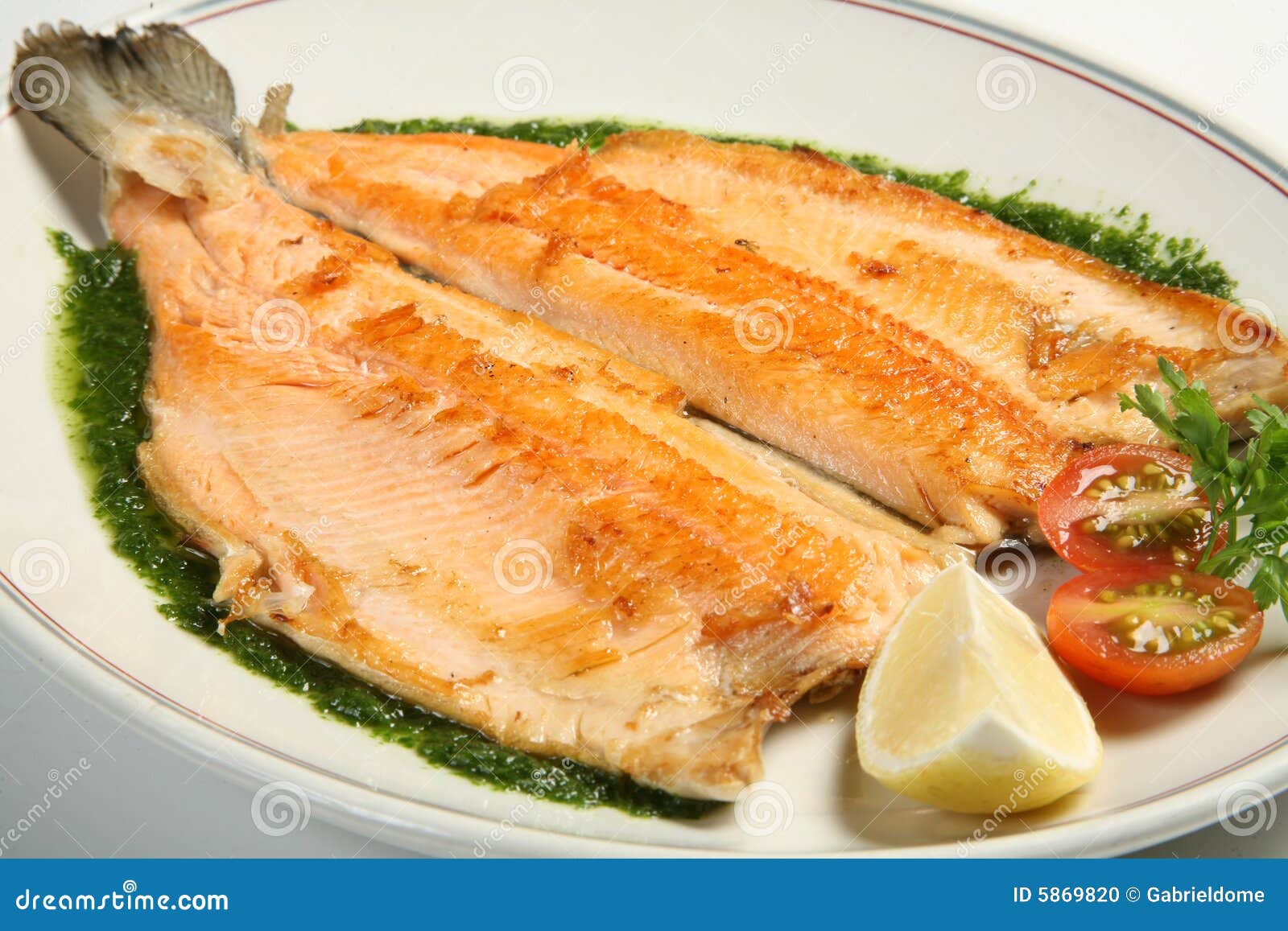 grilled trout