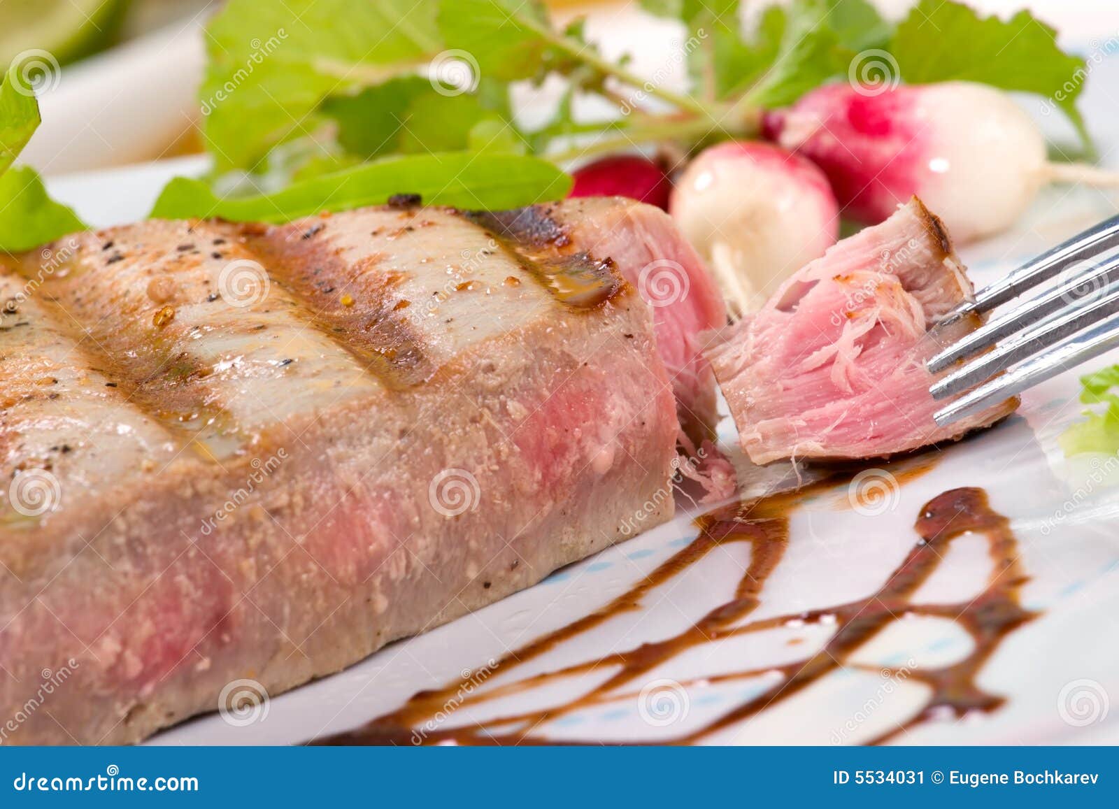 Grilled tuna steak stock image. Image of marinated, lunch 5534031