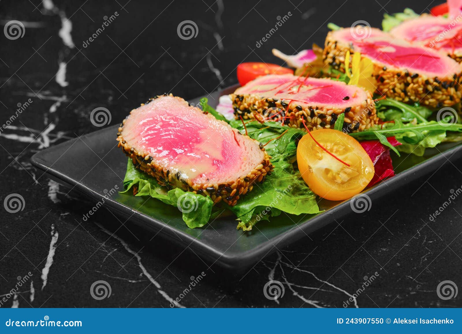 Grilled Tuna Steak with Vegetables Stock Photo Image of healthy