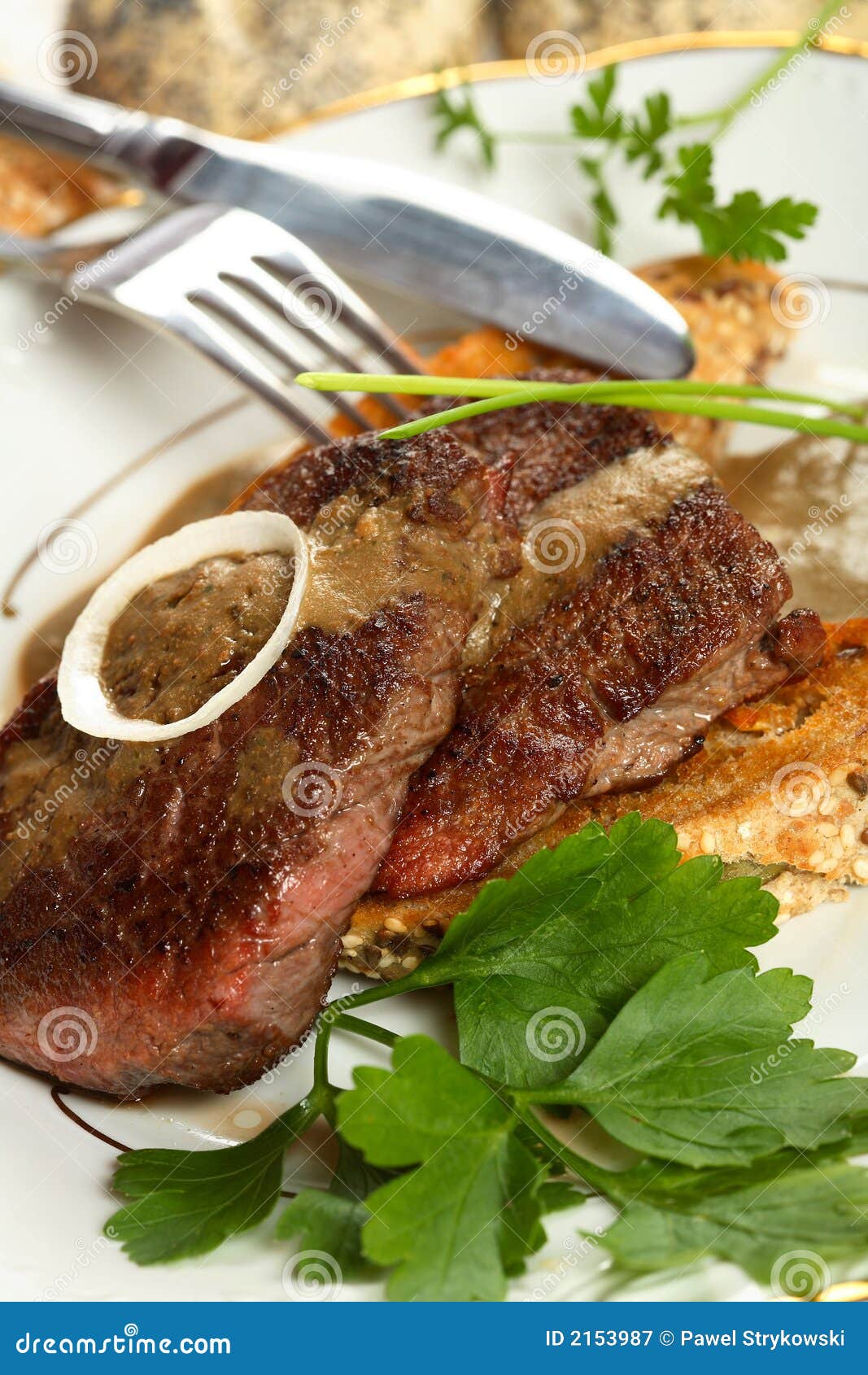 Grilled veal stock image. Image of cuisine, meat, flavor 2153987