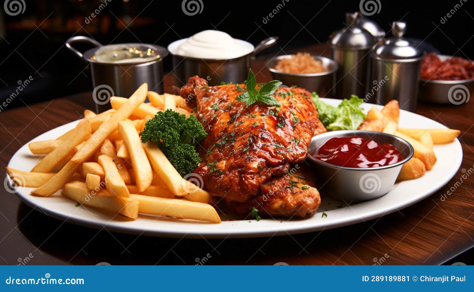 Grilles Chicken Steak Grilled Chicken Plate Fried Chicken Stock Image Image of barbq, poultry