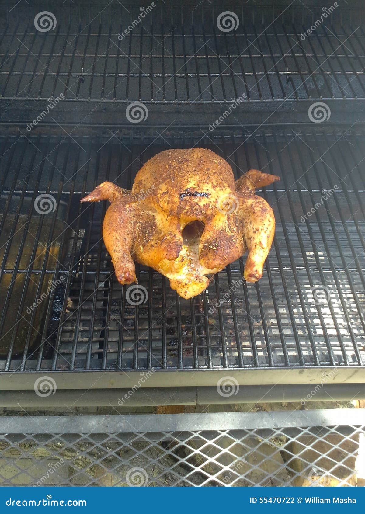 Grilling time stock photo. Image of chicken, smoker, grilling 55470722