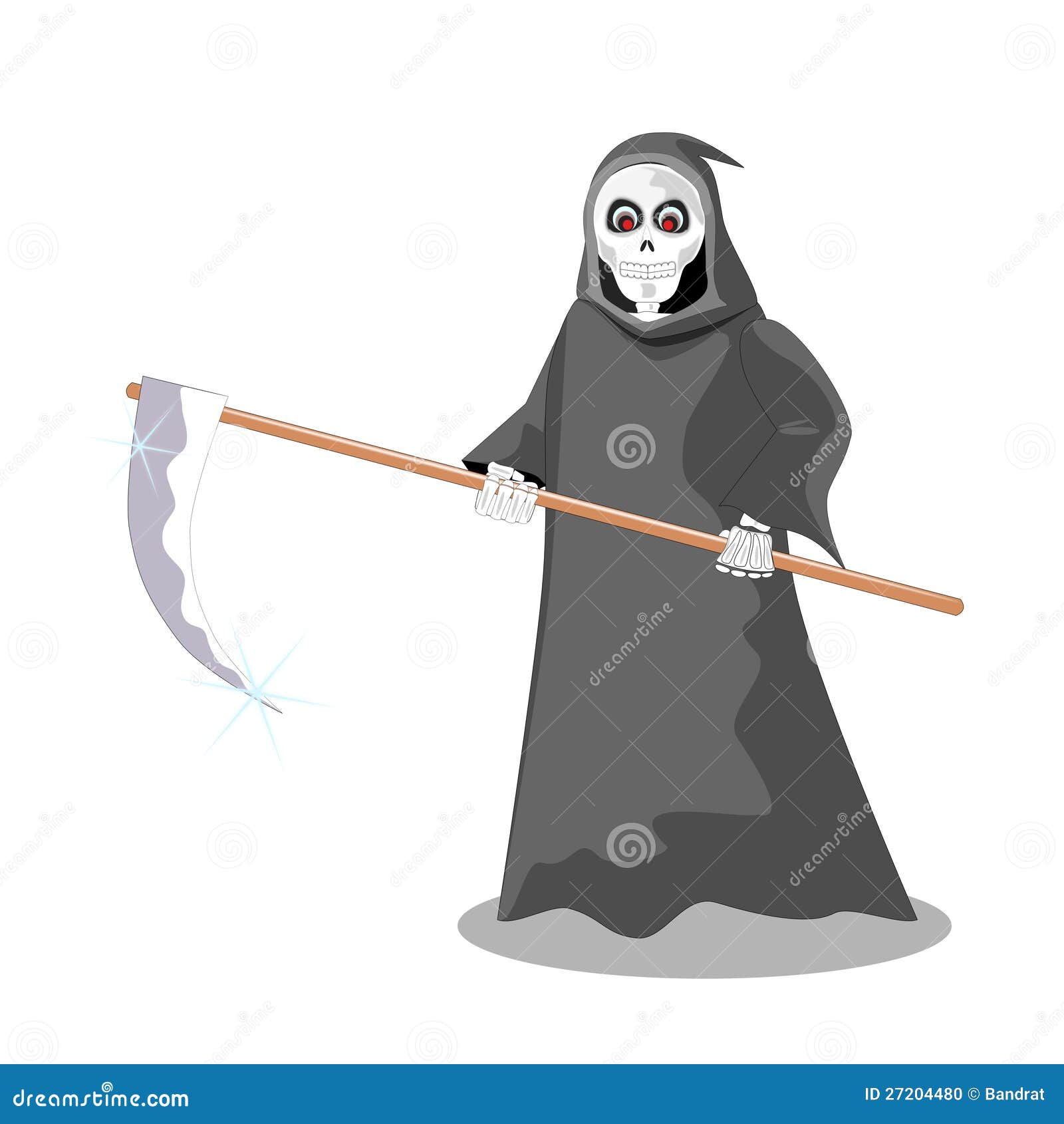 Grim reaper stock illustration. Illustration of blade - 27204480