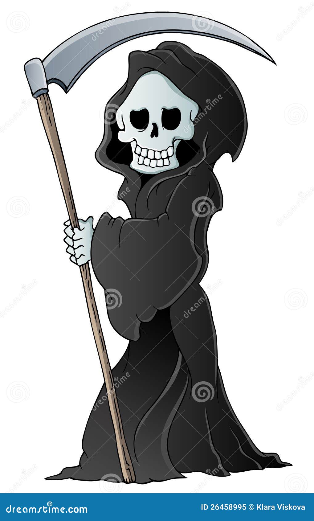 Grim reaper theme image 3 stock vector. Illustration of mystery - 26458995