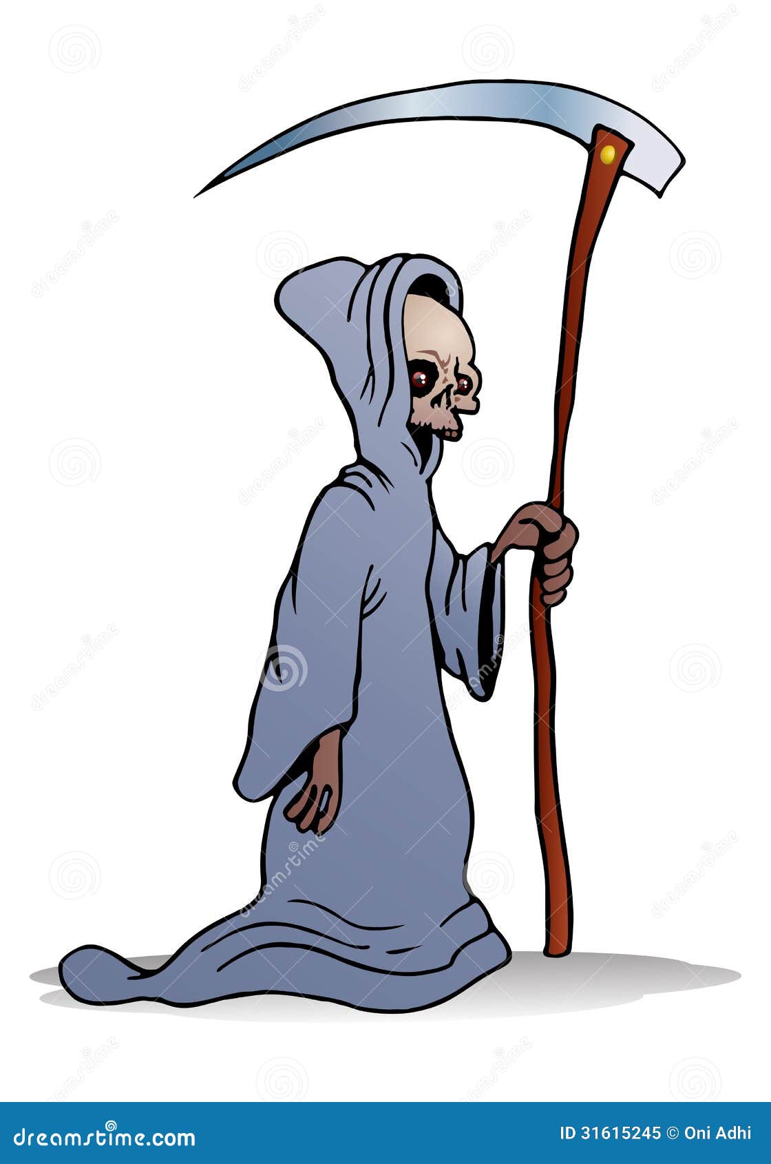 Grimm reaper stock illustration. Illustration of demon - 31615245