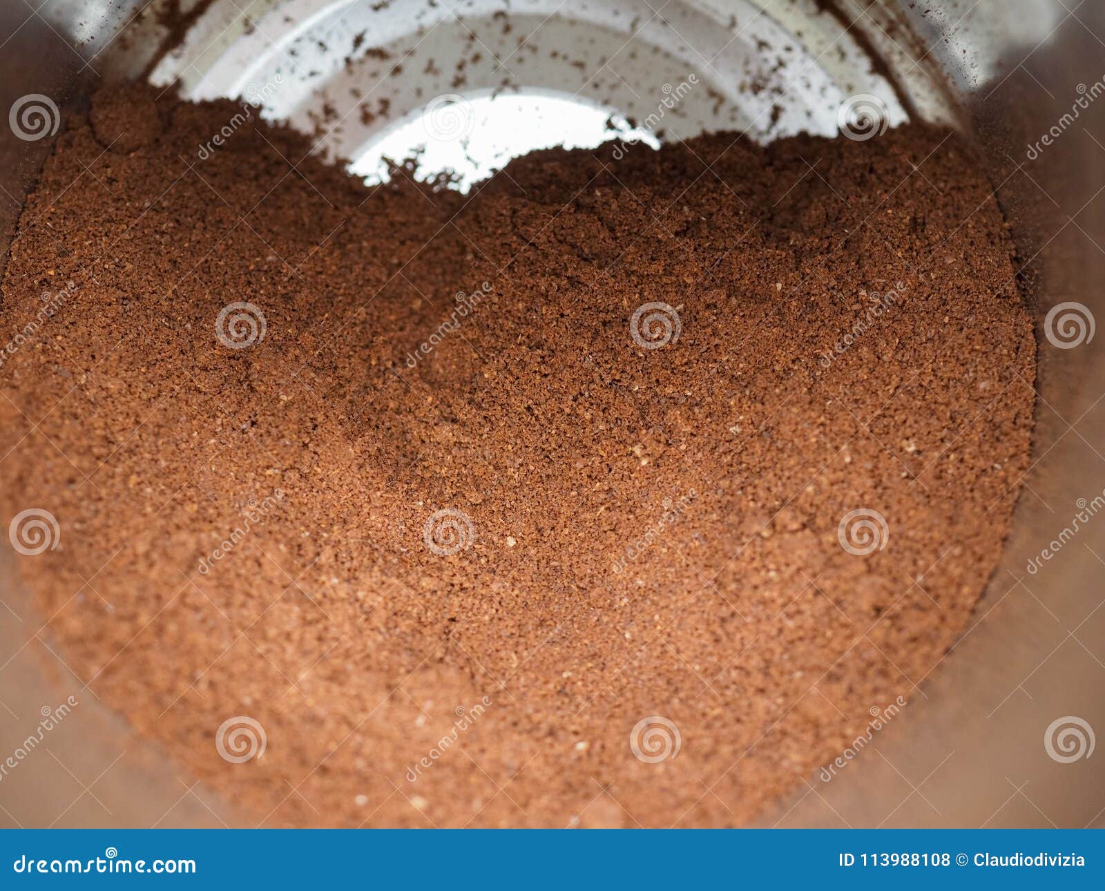 Grinded coffee can stock photo. Image of ground, powder 113988108
