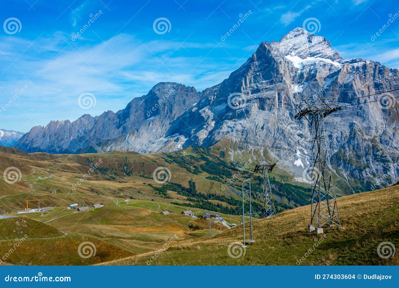 GrindelwaldFirst Cable Car in Switzerland Stock Photo Image of lift