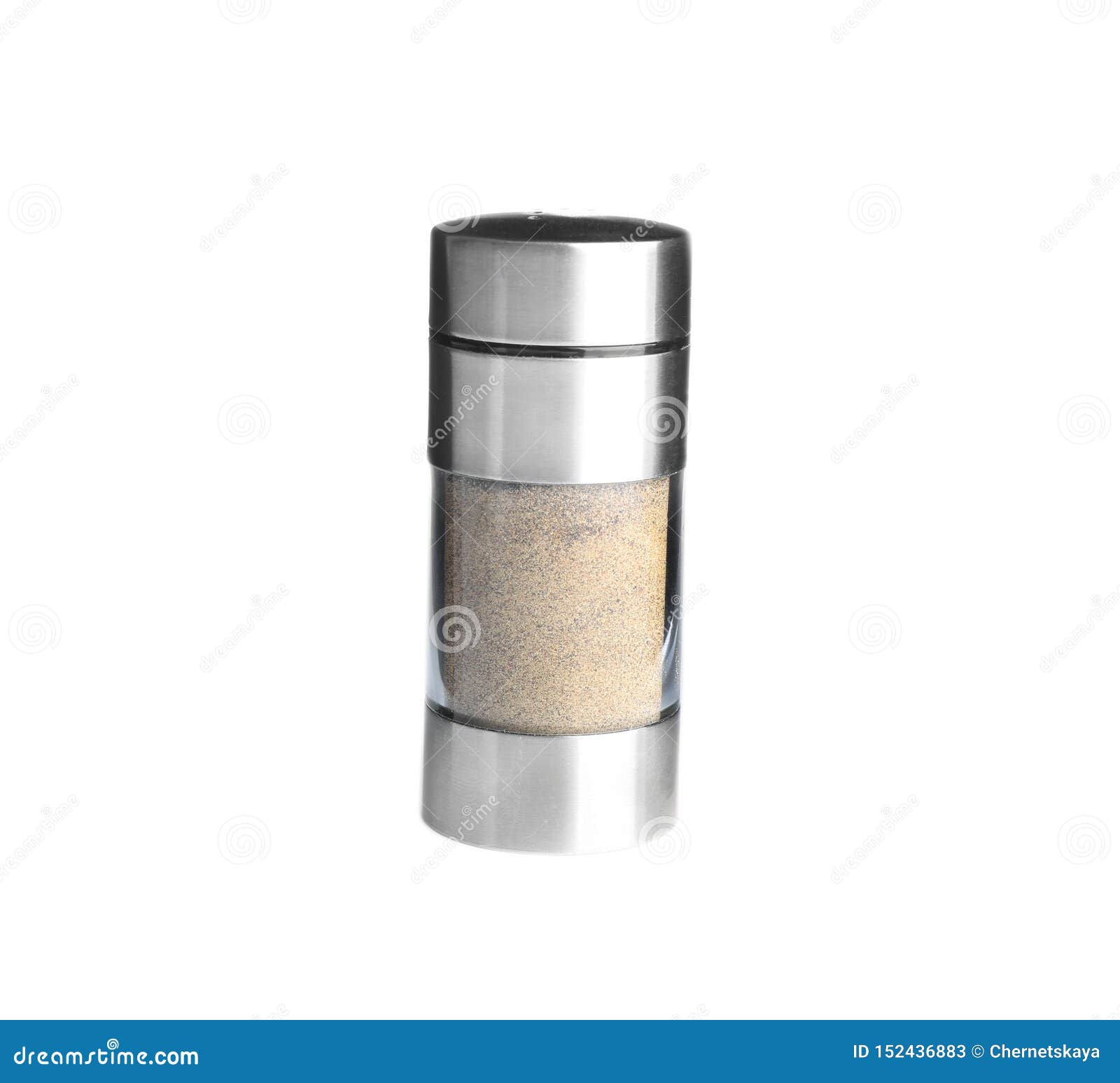 Grinder with Ground Pepper on White Stock Image Image of cook, aroma