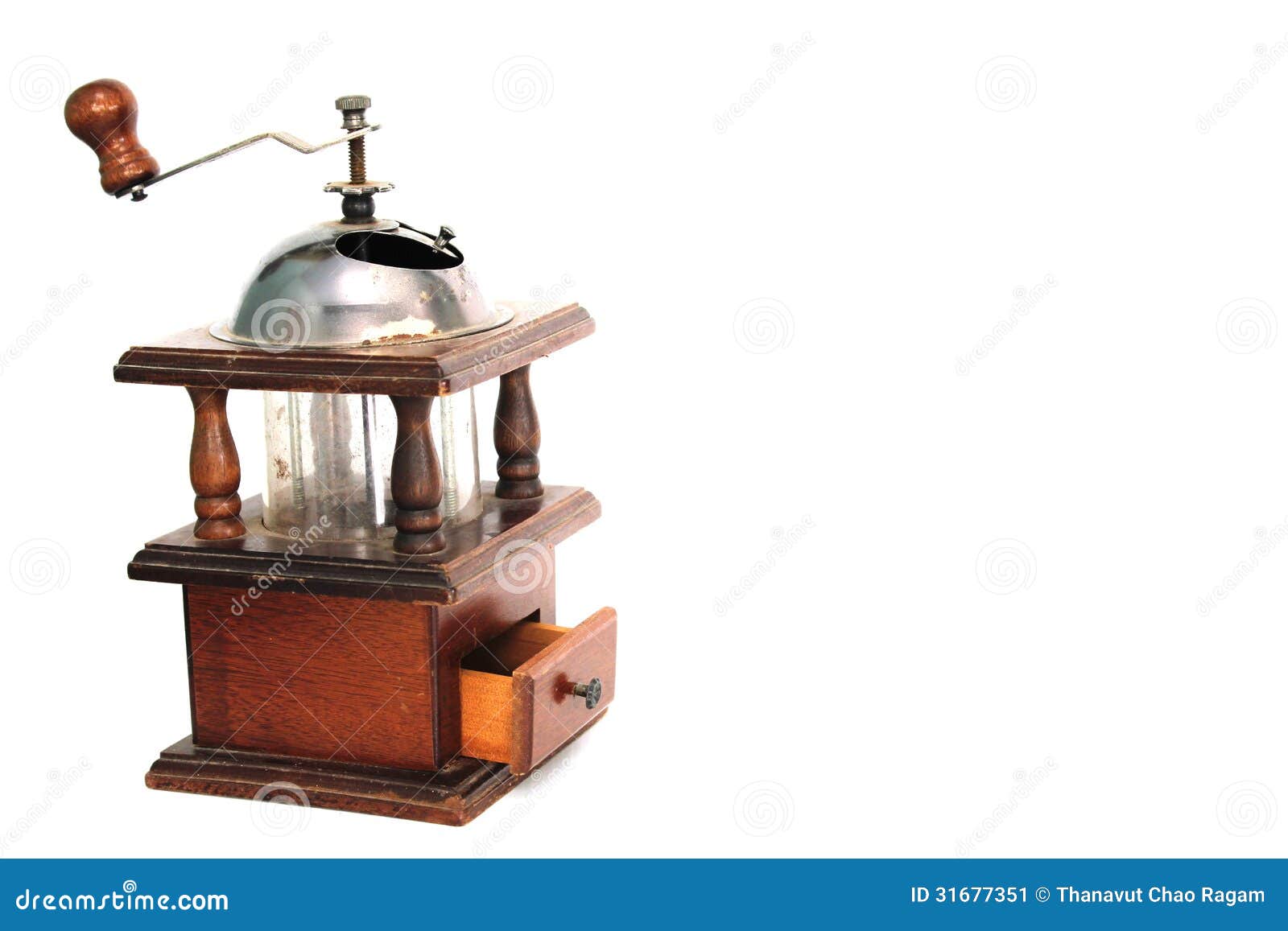 Grinding Coffee Beans by Hand Stock Image Image of breaker