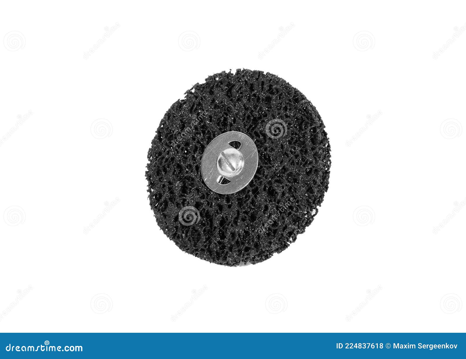Grinding Disc for Drill Isolated Stock Photo Image of power