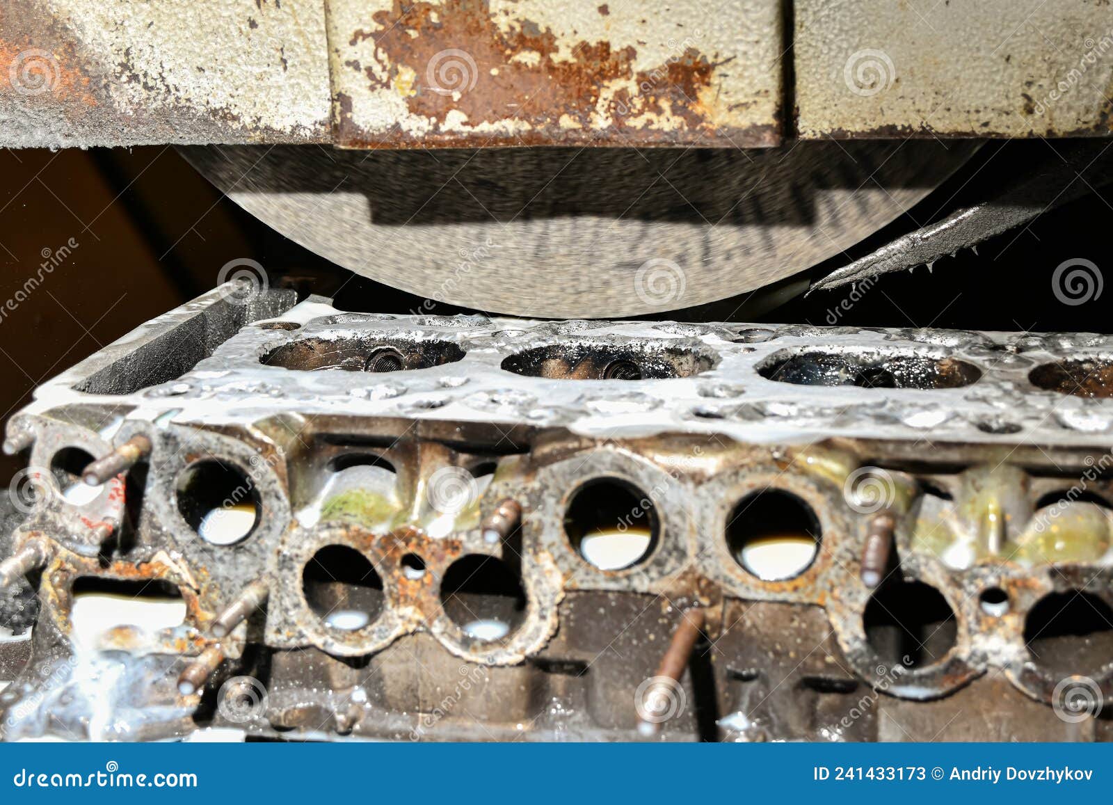 Grinding, Finishing and Alignment of the Engine Cylinder Head with an