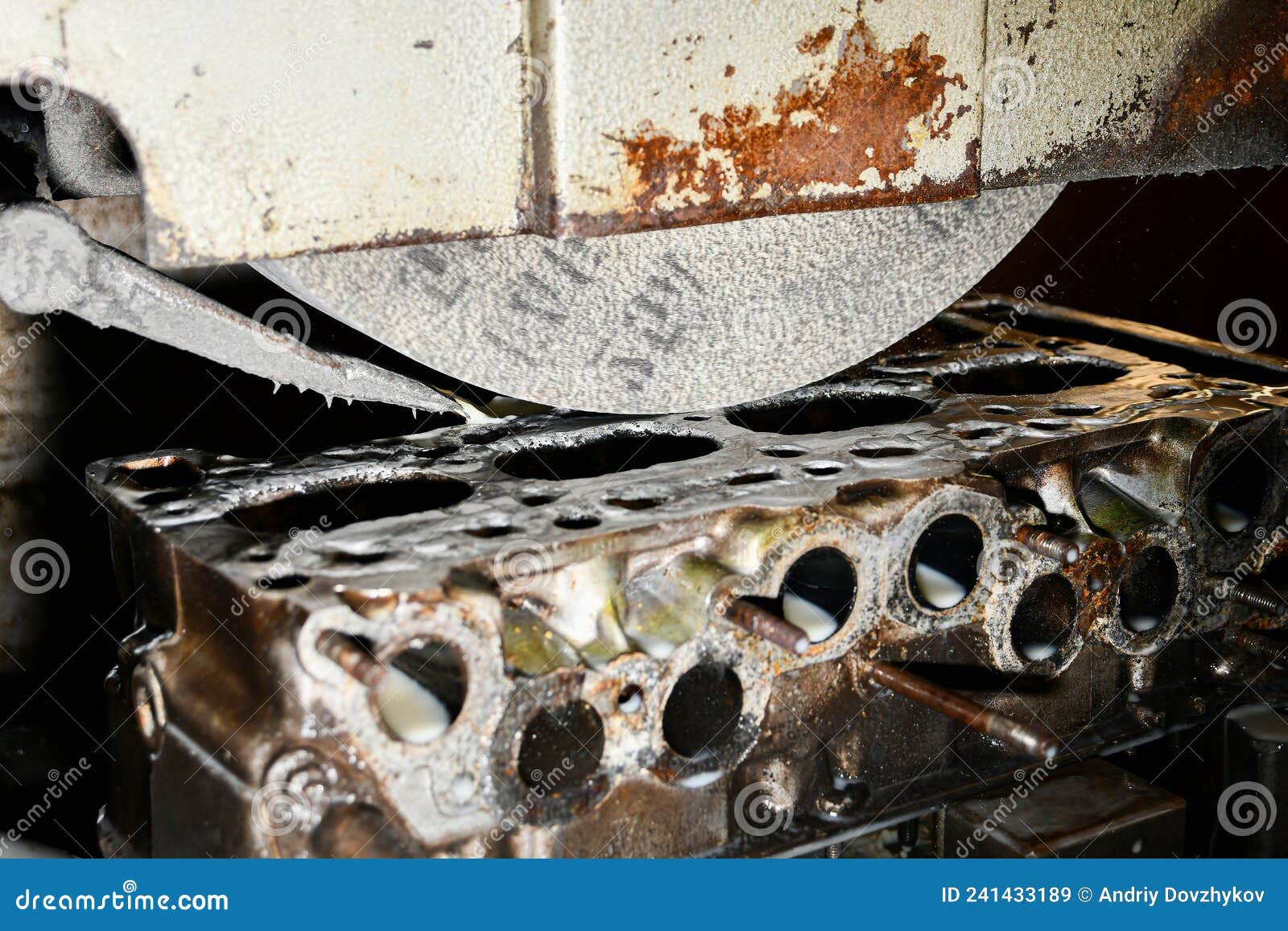 Grinding, Finishing and Alignment of the Engine Cylinder Head with an