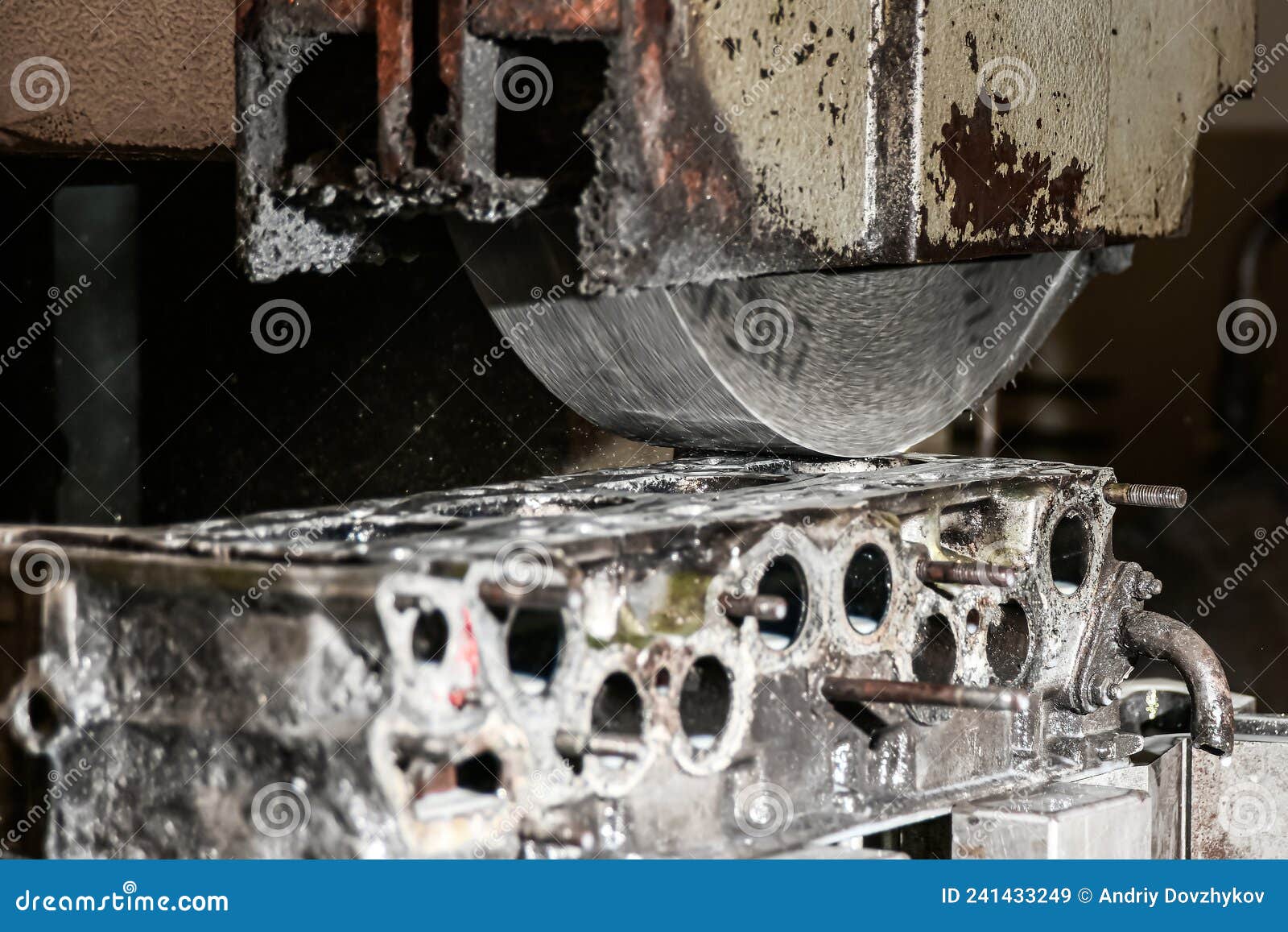 Grinding, Finishing and Alignment of the Engine Cylinder Head with an