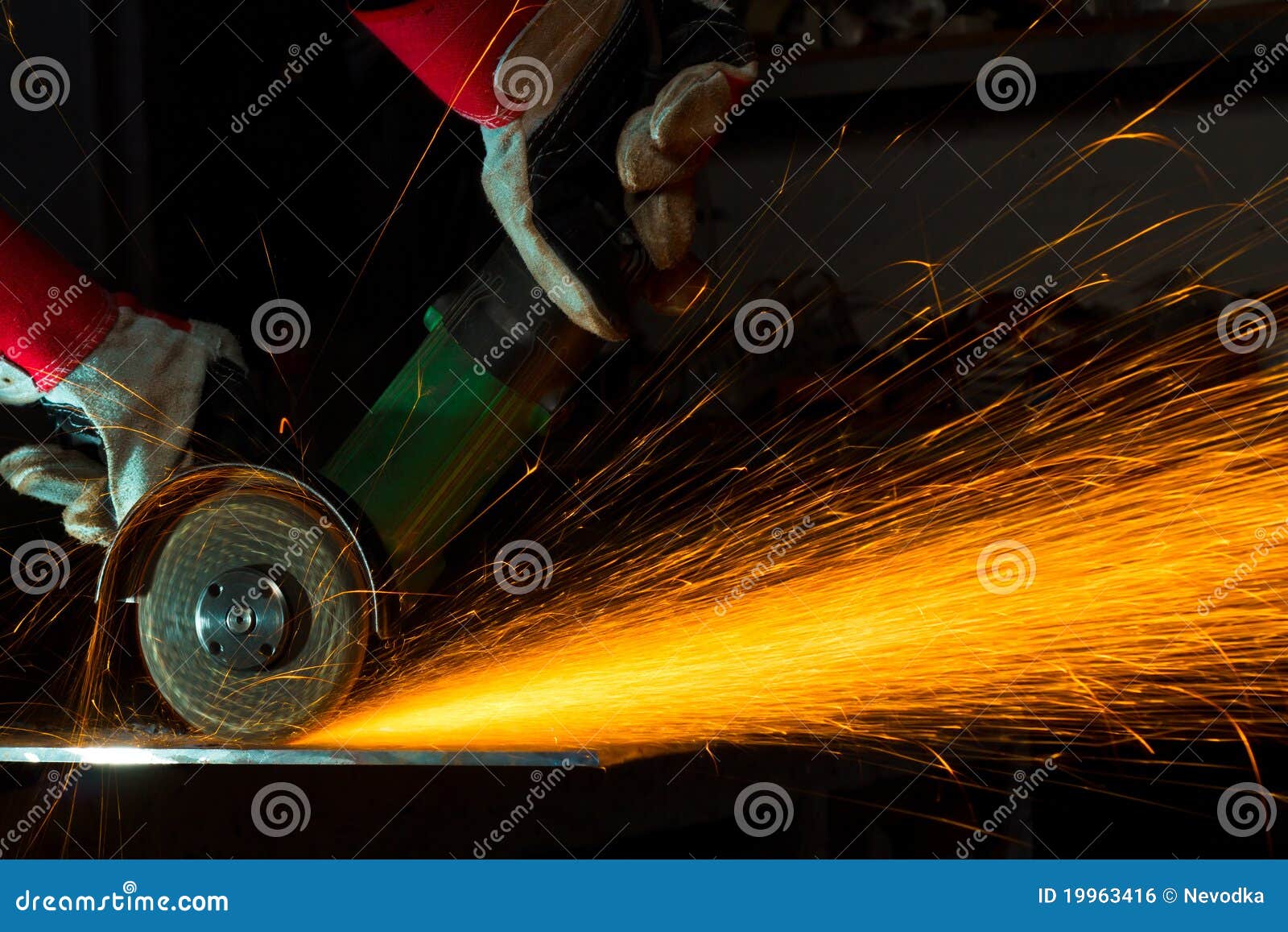Grinding iron sparks stock photo. Image of manufacture 19963416