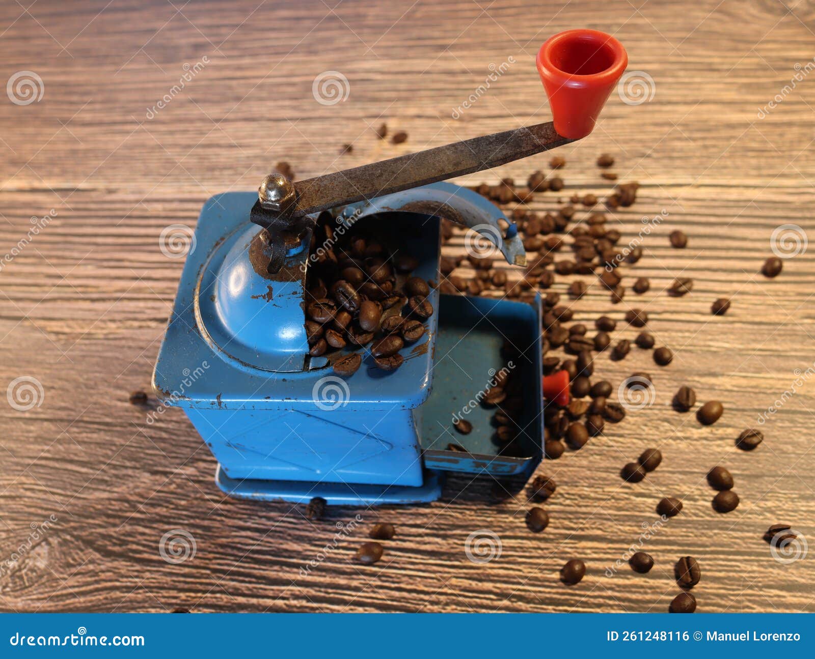 grinding machine coffee beans old manual metal grinder