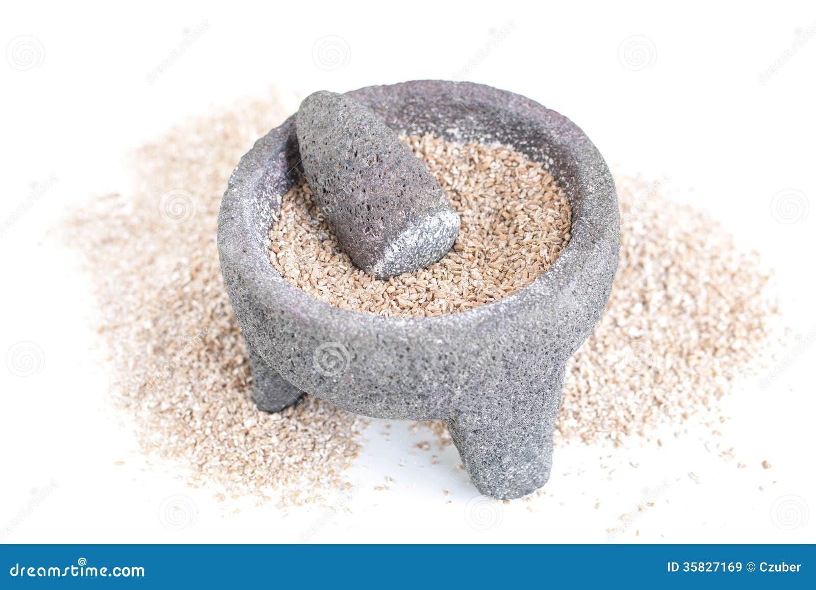 grinding wheat