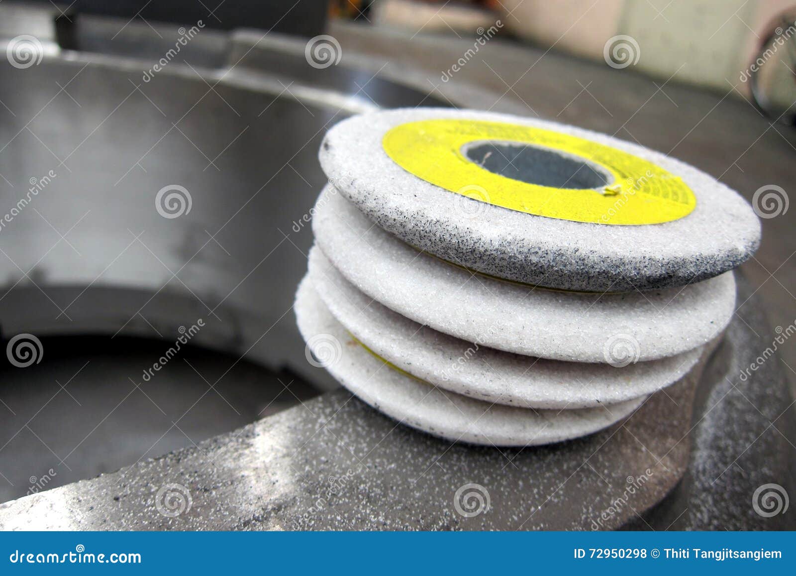 Grinding wheel sander stock photo. Image of material 72950298