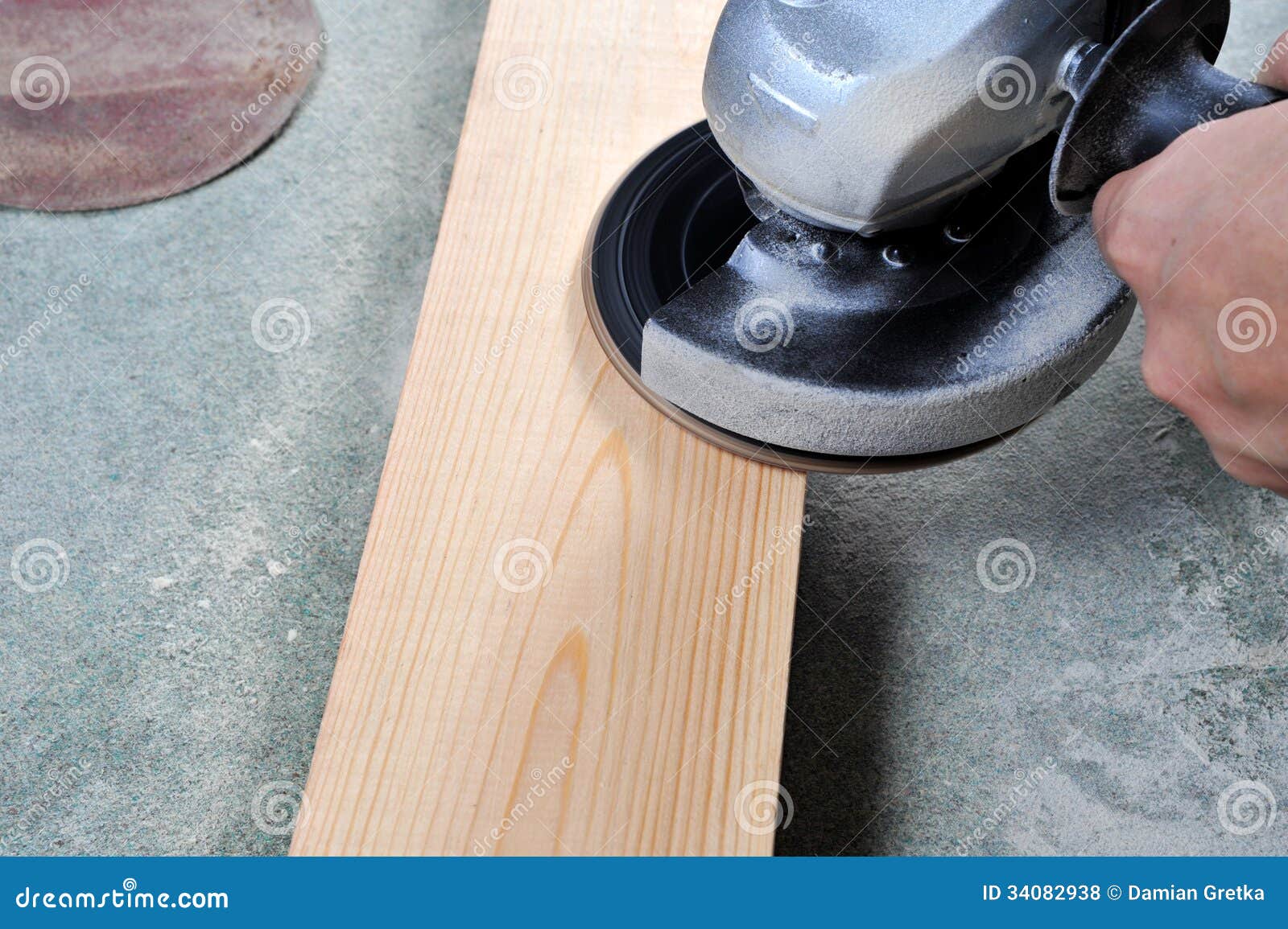 Grinding wood stock photo. Image of area, carpentry, brown 34082938