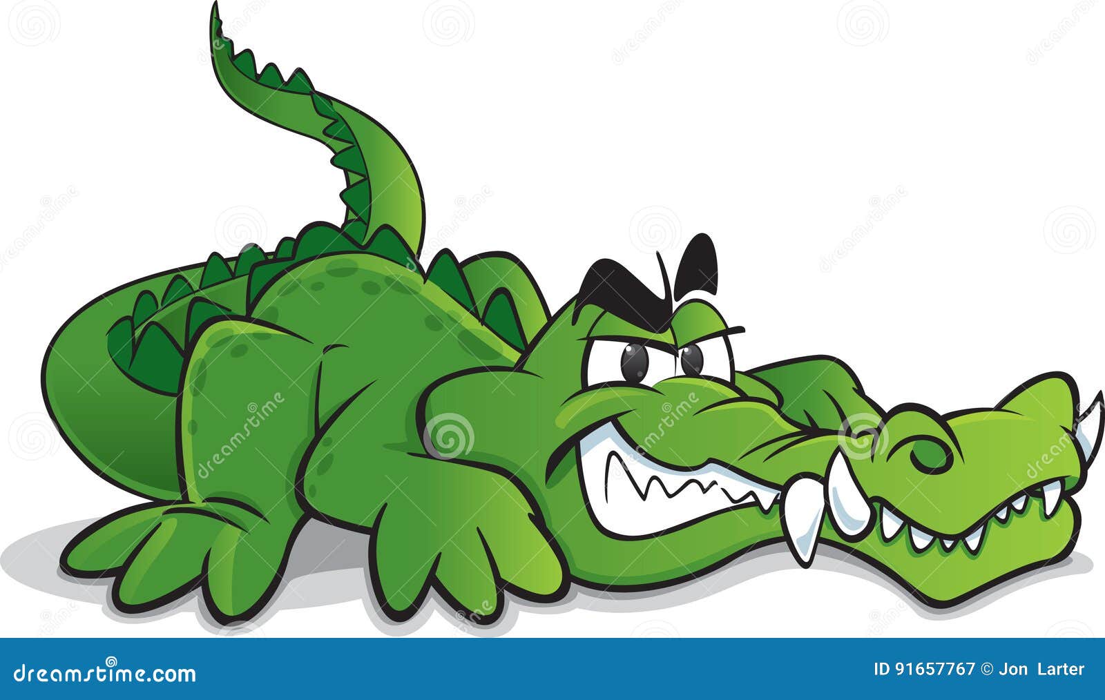 grinning crocodile