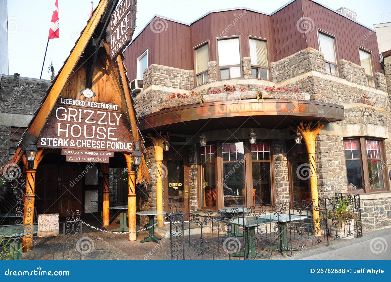 Grizzly House, Banff Avenue Editorial Stock Photo Image 26782688