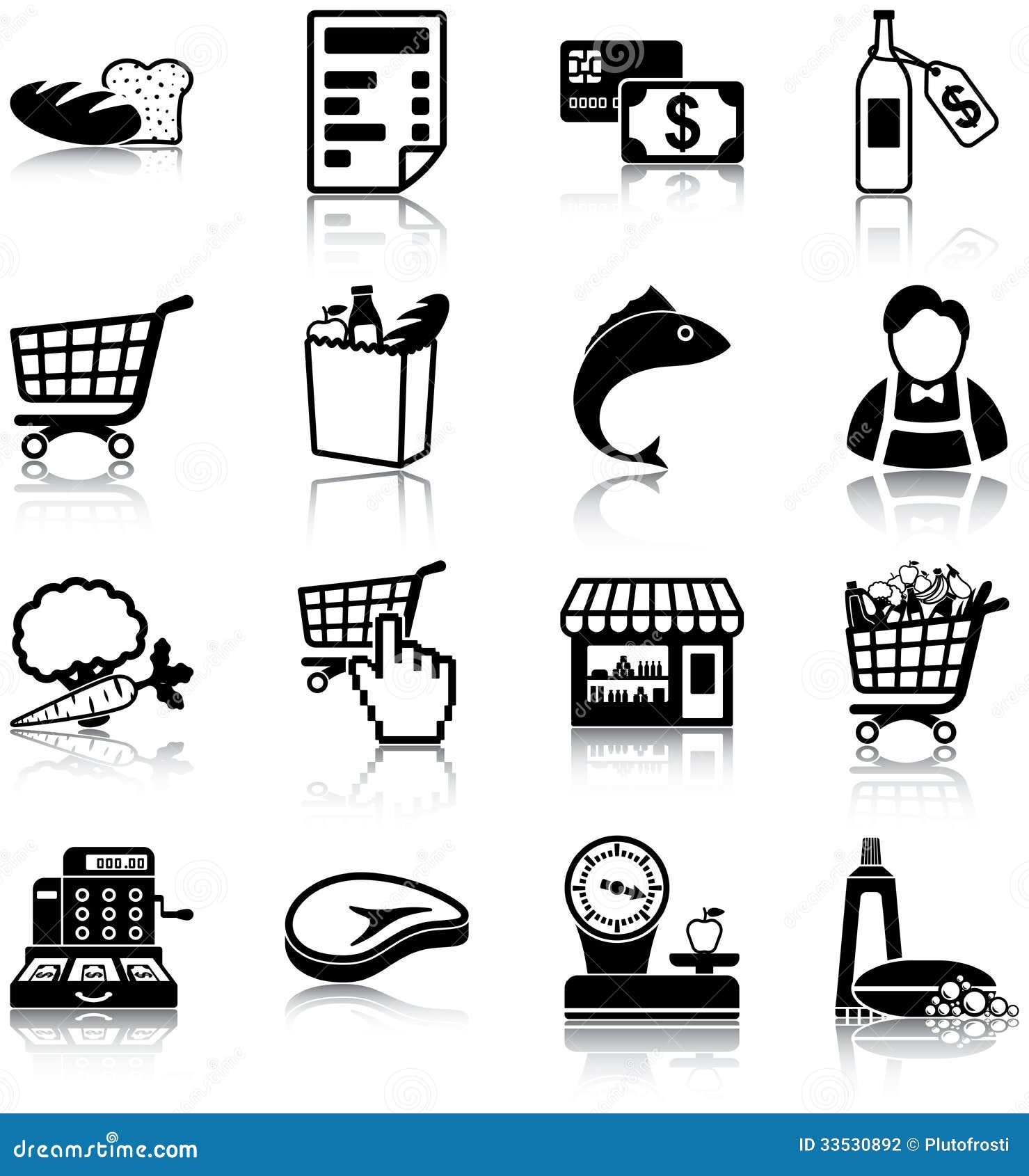 grocery icons