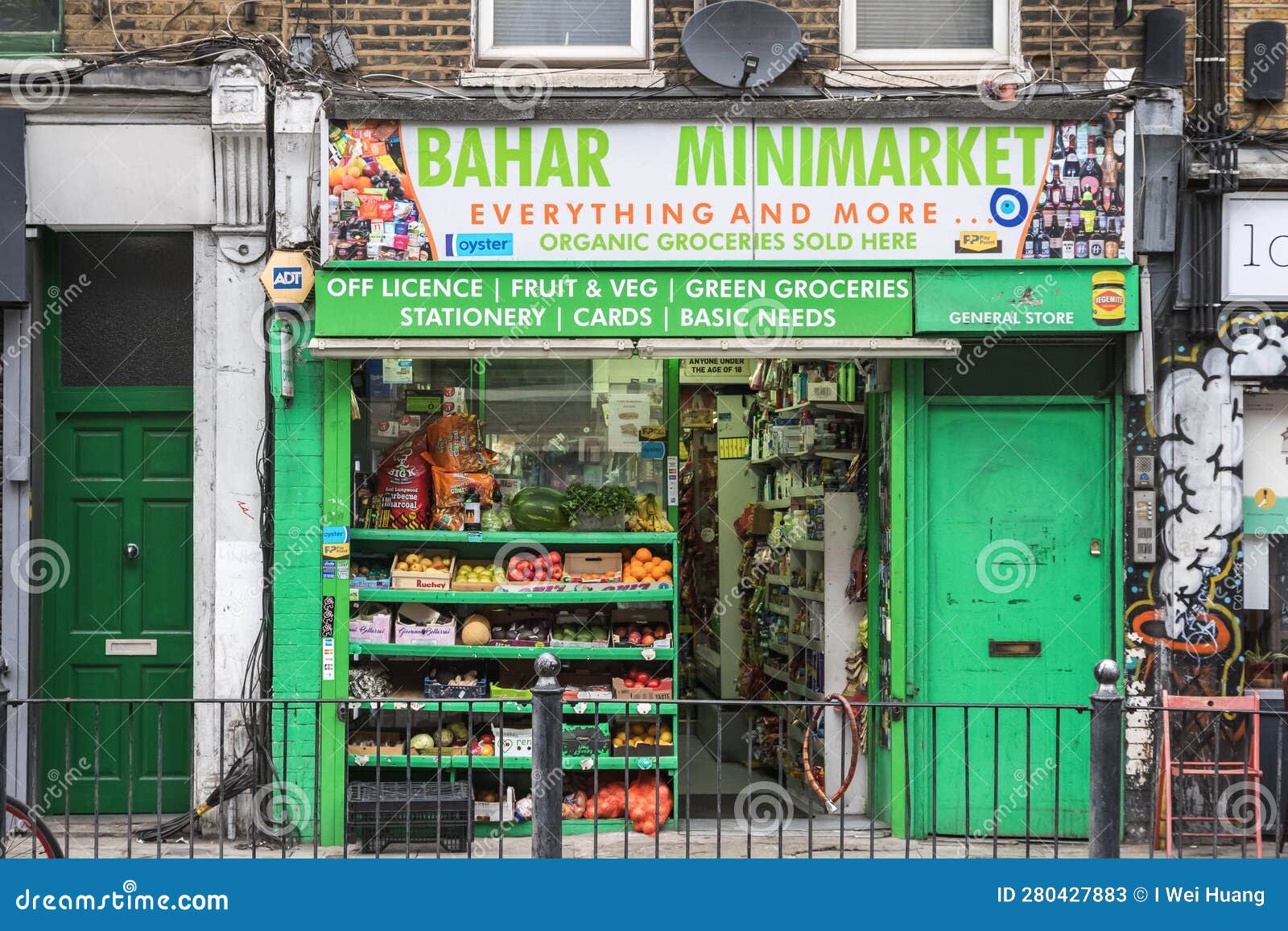 A Grocery Shop Around Hoxton, East London, England Editorial Stock ...