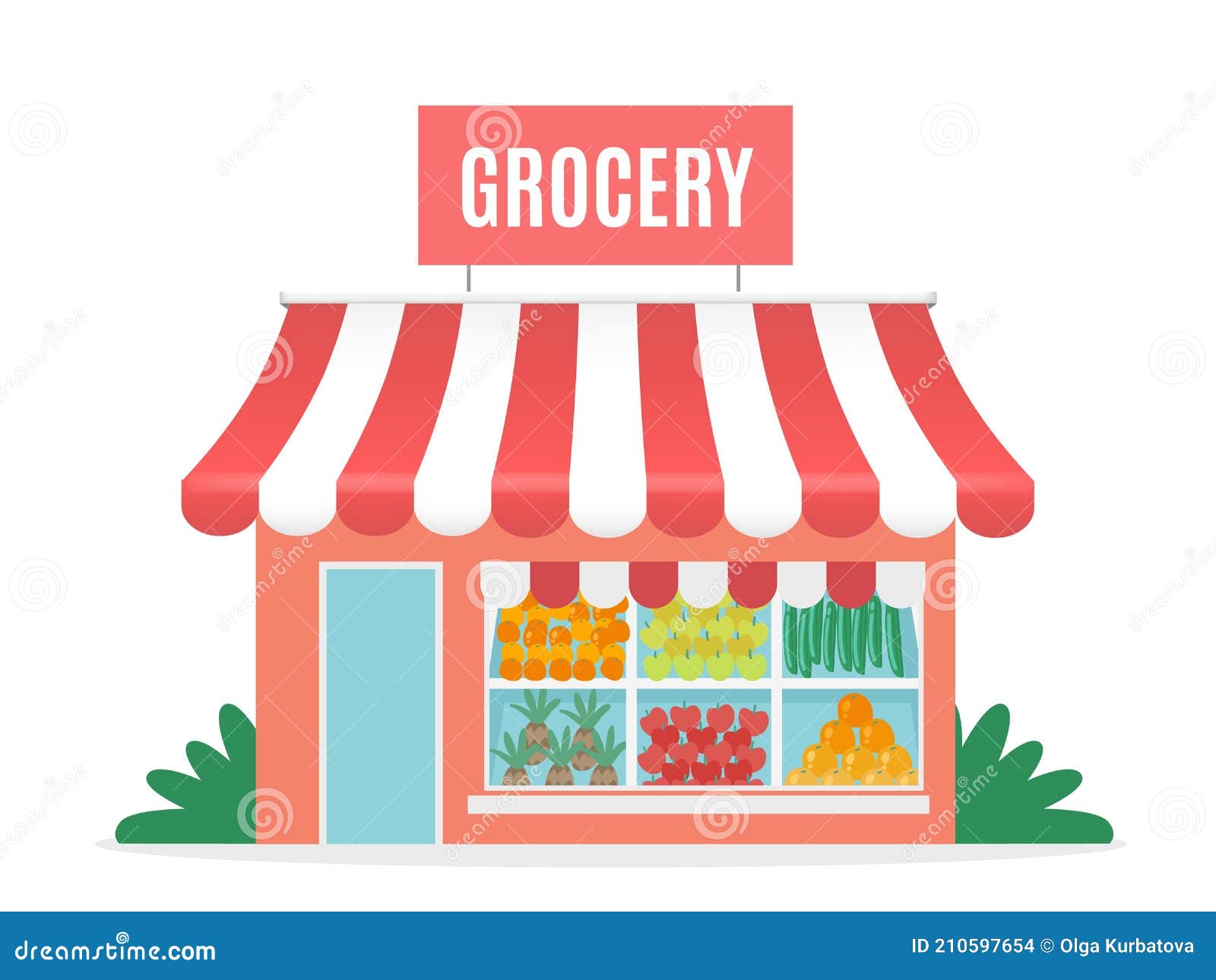 Cartoon Grocery Store Front Stock Illustrations – 1,403 Cartoon Grocery  Store Front Stock Illustrations, Vectors & Clipart - Dreamstime